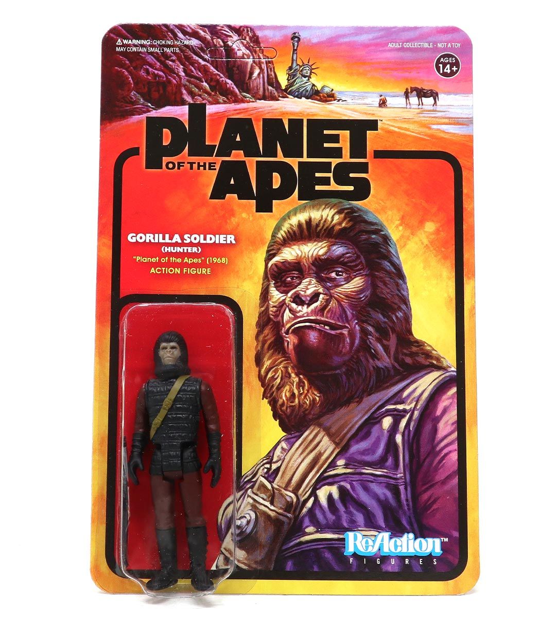 Gorilla Soldier Hunter ReAction Figure - Collectible Toy for Action Figure Enthusiasts & Display - Perfect for Home Decor, Office Display, and Gift Giving
