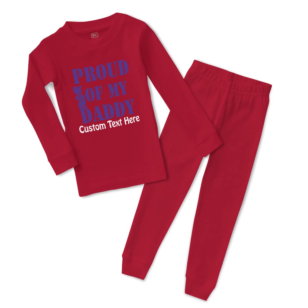 Custom Cotton Toddler Pajama Set for Boys & Girls - Soft Baby Sleepwear with Snug Fit - Perfect for Bedtime, Lounging & Family Photos