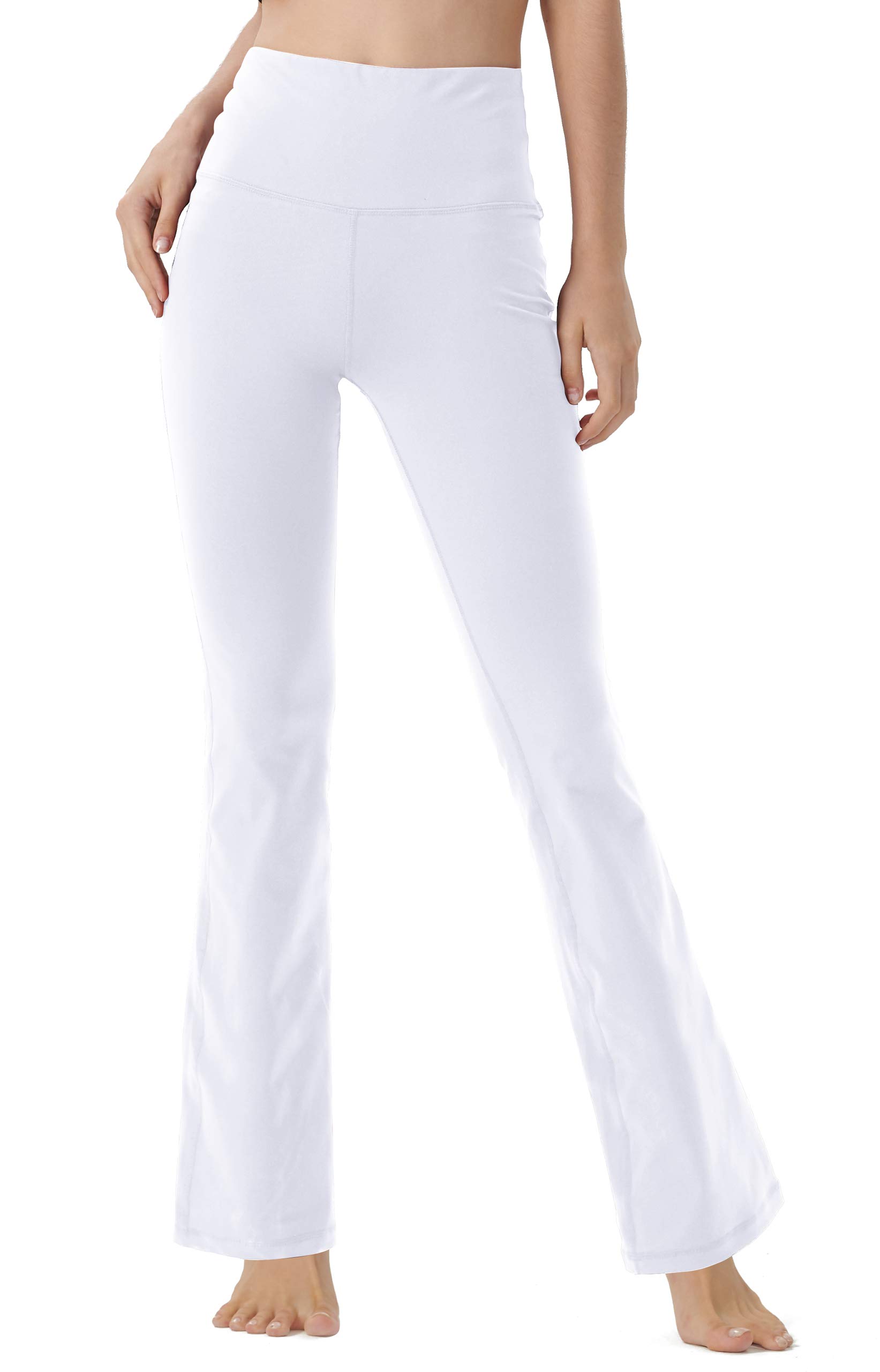 **Women's High Waist Bootcut Yoga Pants - Tummy Control Workout & Dress Pants for Office, Gym & Casual Wear**