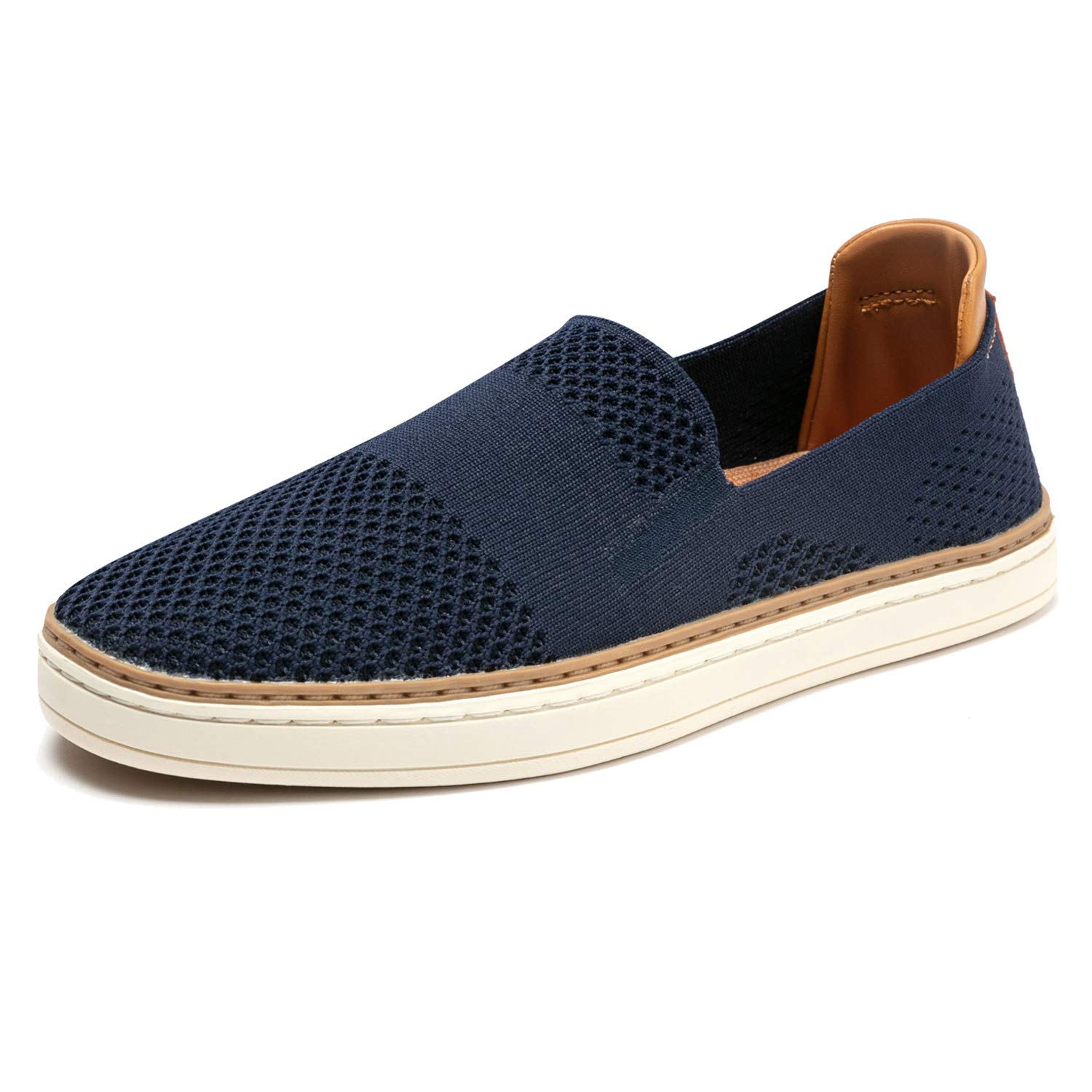 TRULAND Women's Slip On Sneakers - Breathable Knit Loafers for Walking, Casual Summer Shoes Comfortable Flats for Work, Travel & Everyday Wear