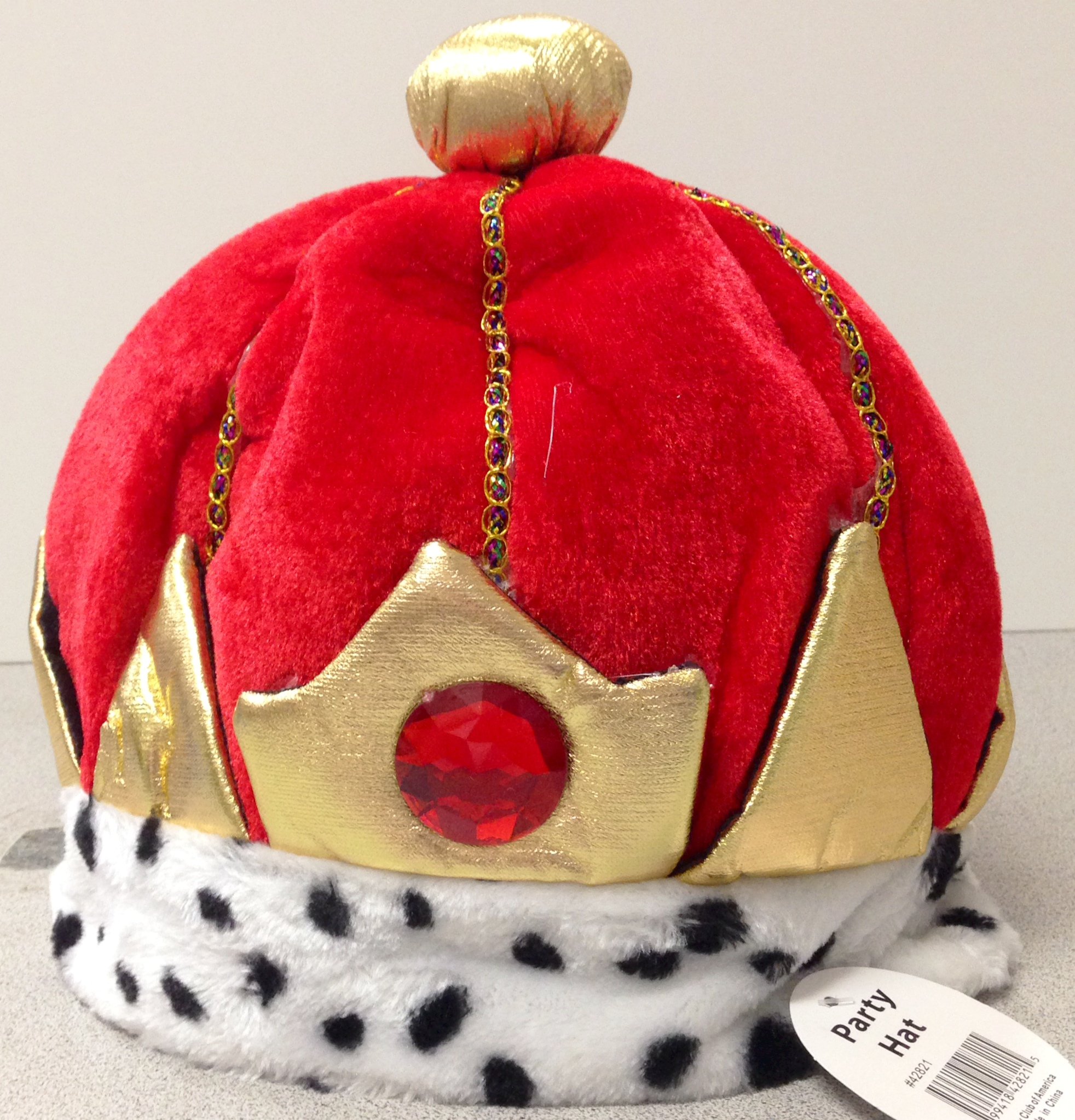 King Hat - Royal Crown for Costume Parties, Cosplay & Halloween | Premium Quality King Costume Accessory for Men & Women