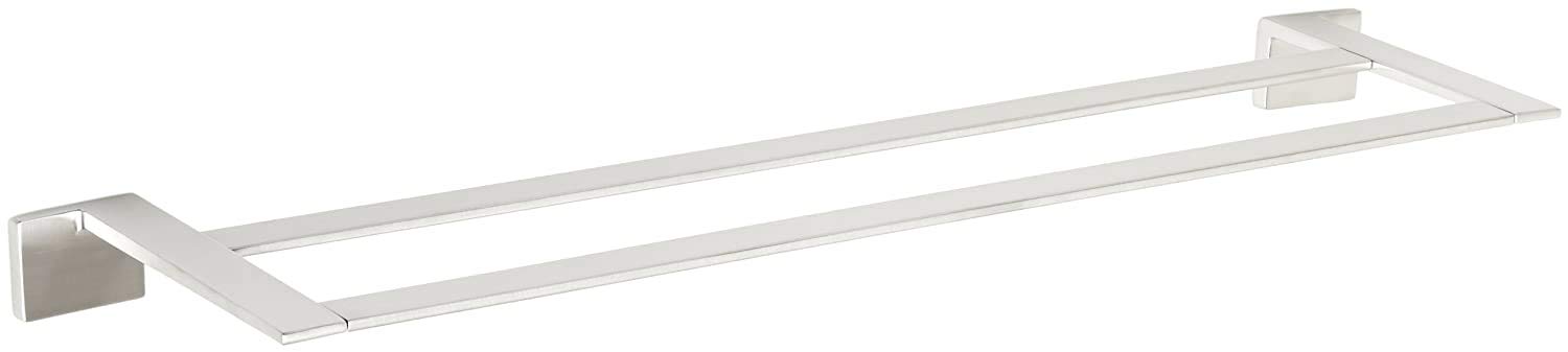 Delta Faucet 77725-SS 24 Inch Double Towel Bar - Brushed Nickel Stainless Steel Bathroom Accessory for Modern Homes | Perfect for Bathrooms, Spas & Luxury Hotels