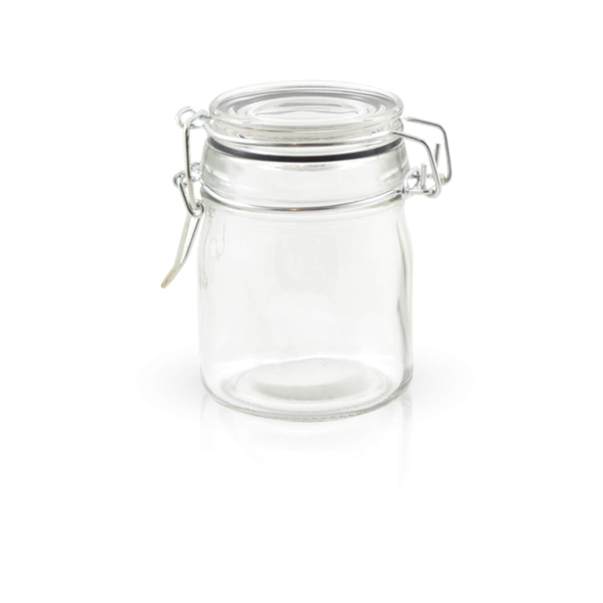 PacknWood 24-Pack 5oz Glass Jars with Airtight Lids - Mini Mason Jars for Spices, Honey, Jam, DIY Crafts - 2.6