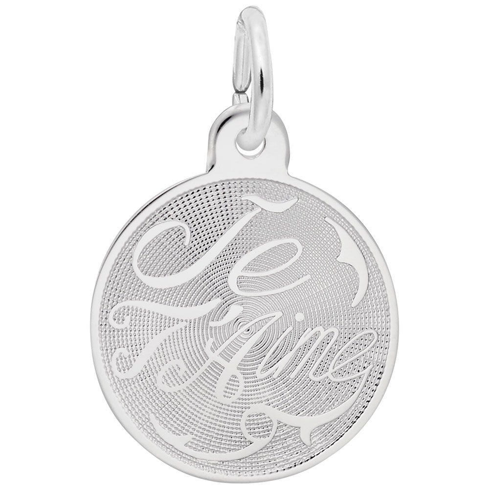 Je T'Aime Charm - Elegant Pendant for Bracelets & Necklaces - Perfect for Gifts, Anniversaries, and Romantic Occasions