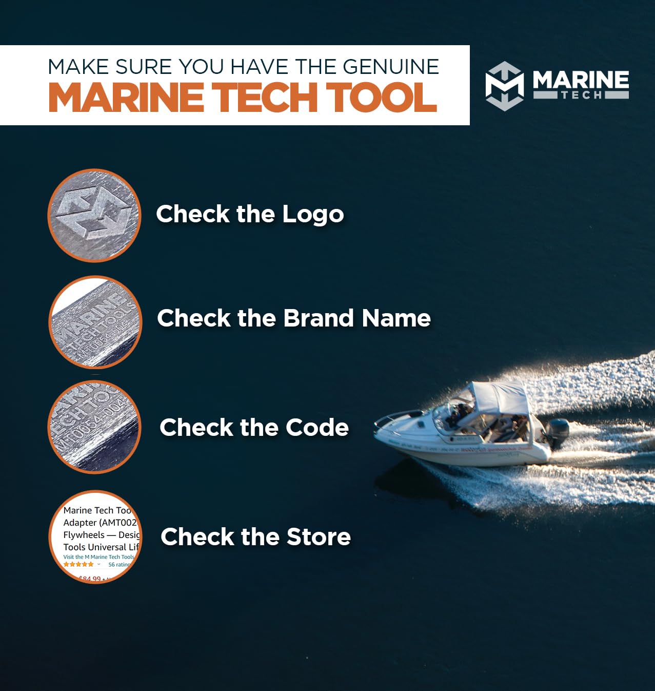 Marine Tech Tools Mercury Prop Shaft & Bearing Housing Remover Kit - Professional Mercury Outboard Motor Tool for Propeller Shaft Removal and Bearing Replacement - Perfect for Boat Maintenance and Marine Engine Repair