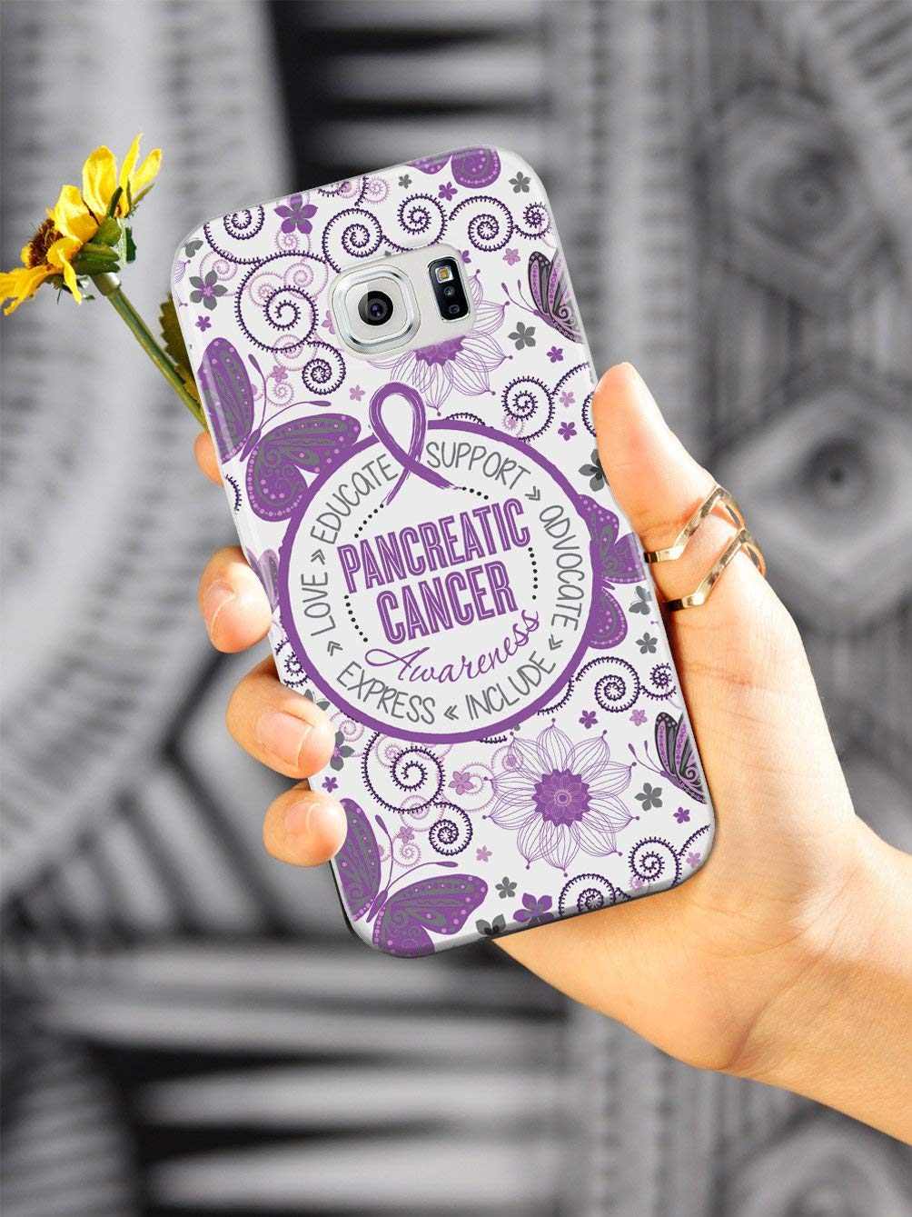 Inspired Cases - iPhone 8 Plus Case with 3D Textured Design - Shockproof Protective Cover for Apple iPhone 8 Plus - Butterfly Pattern (Perfect for Daily Use, Travel & Outdoor Activities)