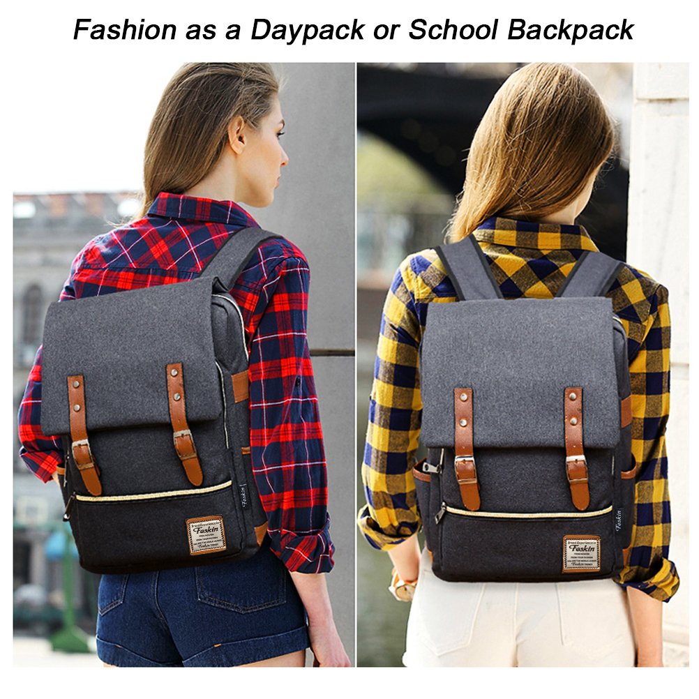 Unisex Professional Slim Business Laptop Backpack - Waterproof & Dustproof Travel Rucksack with Tear-Resistant Design for MacBook & Tablet (Dark Grey) | Perfect for Office Commute, College Campus & Business Trips