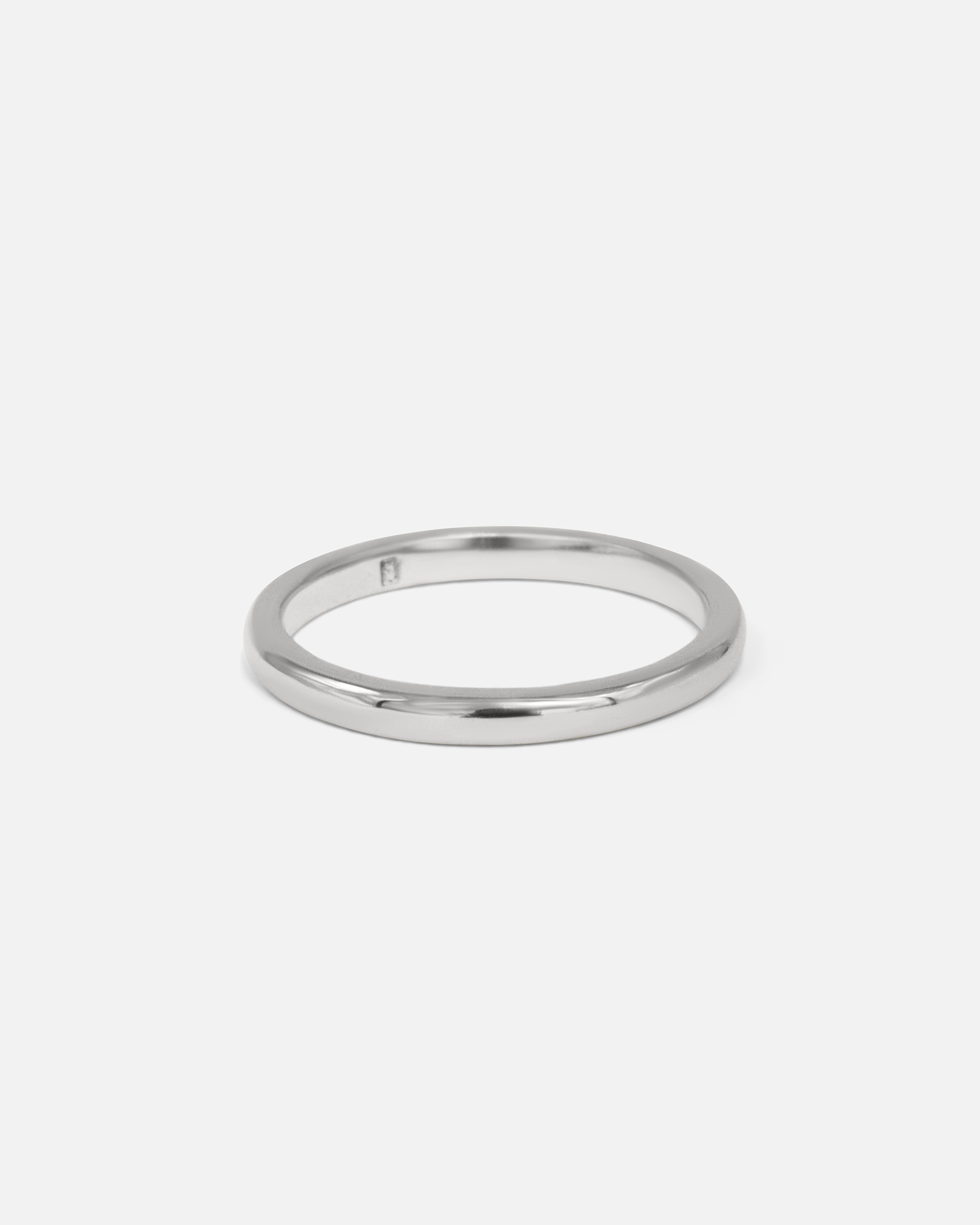 2mm Platinum Dome Band Ring - Elegant Minimalist Wedding Band for Women & Men - Perfect for Engagement, Anniversary & Everyday Wear