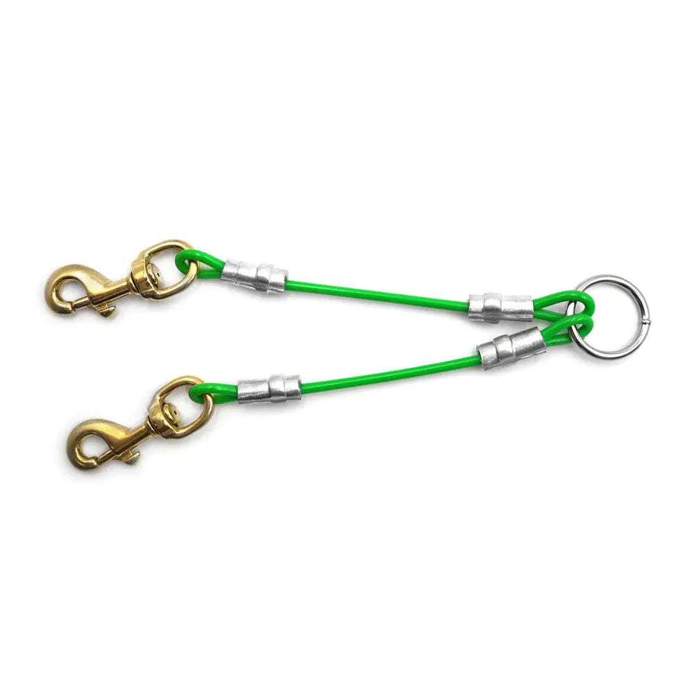 Dual & Triple Dog Leash Coupler for Walking 2 or 3 Dogs - Perfect for Hiking, Running, and Park Adventures