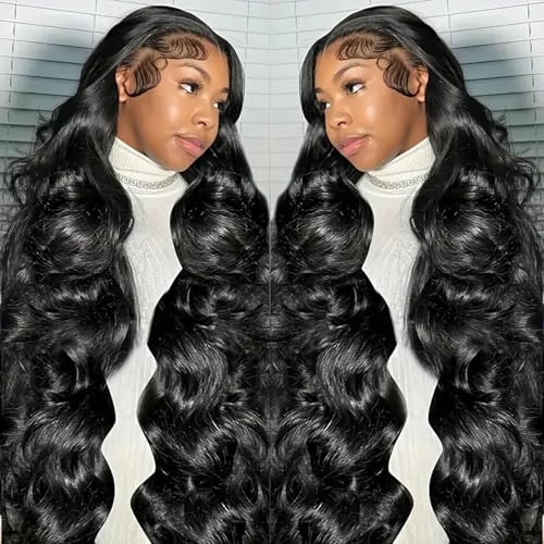 Black 13x6 lace Closure wig