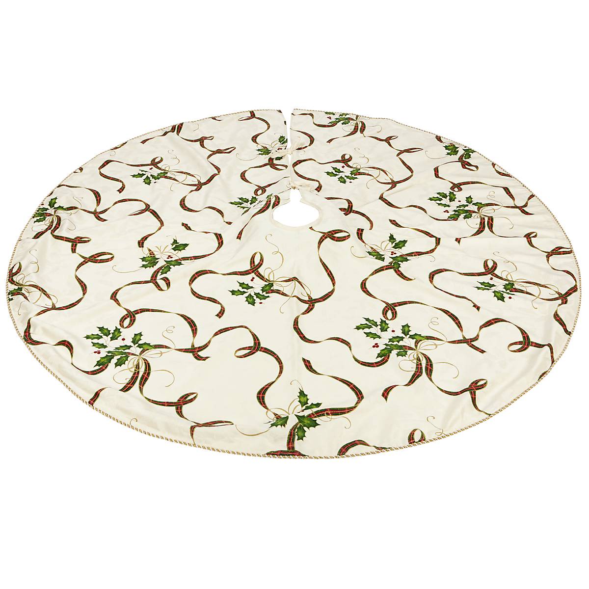 Christmas Tree Skirt - Elegant Holiday Nouveau Design for Festive Decor | Perfect for Xmas, Home & Party Decorations
