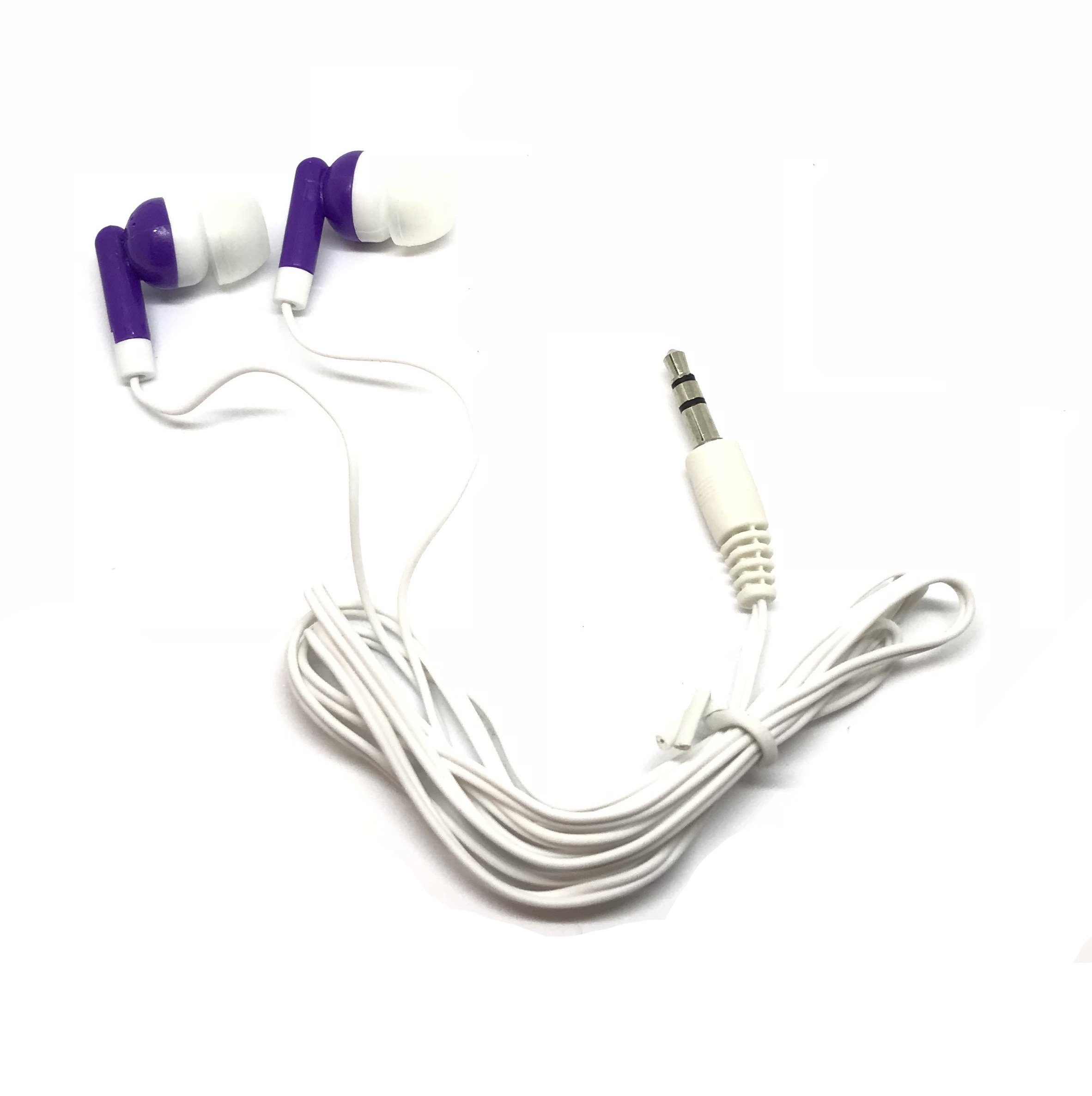 Wholesale Bulk 500 Pack Earbuds Headphones for iPhone, Android, MP3 Player - Mixed Colors | TFD Supplies | Perfect for Schools, Gyms, Events & Retail Stores