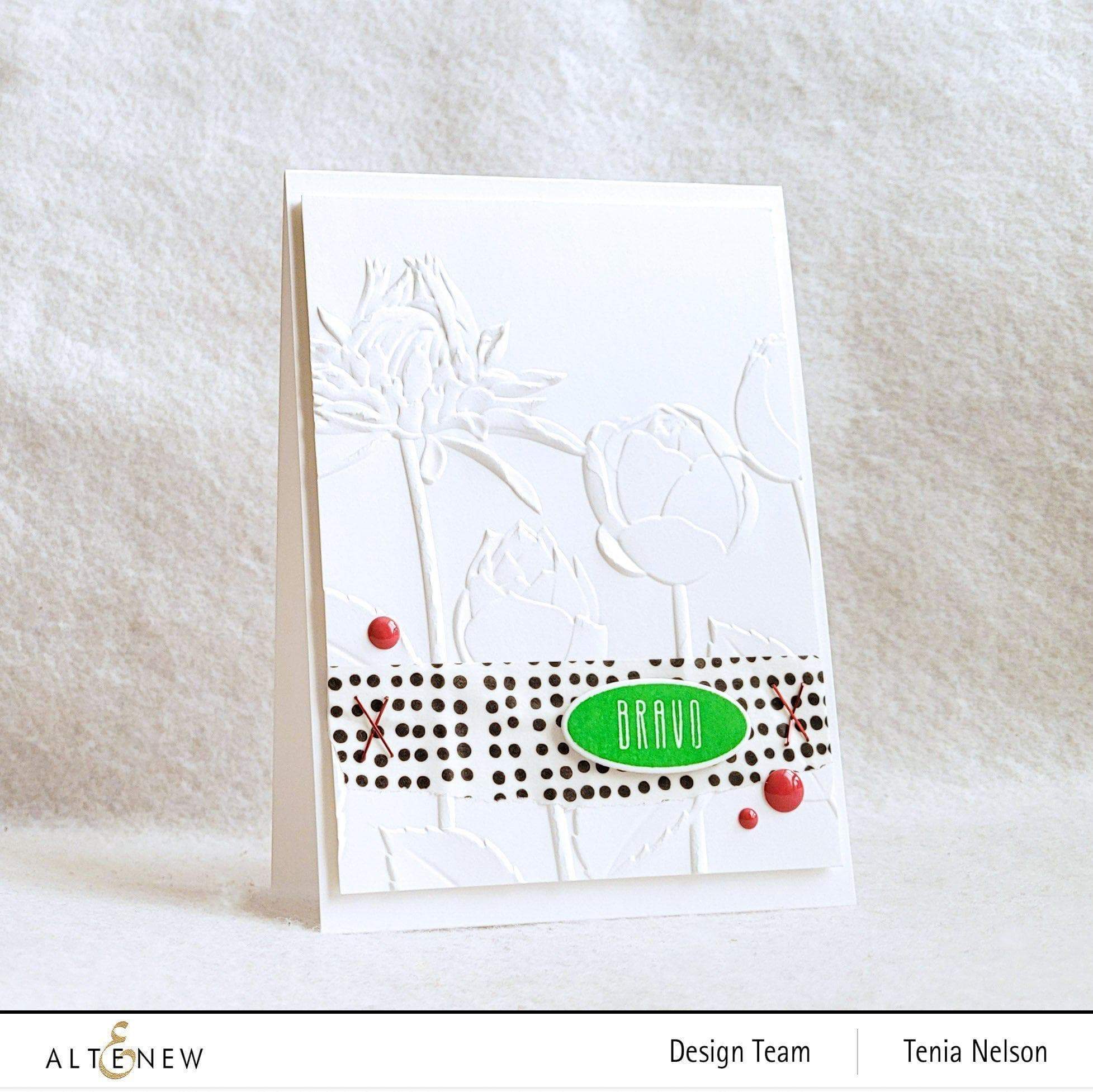 Flower Field 3D Embossing Folder for Card Making - DIY Scrapbooking & Paper Crafting Supplies for Greeting Cards, Invitations, and Home Decor Projects