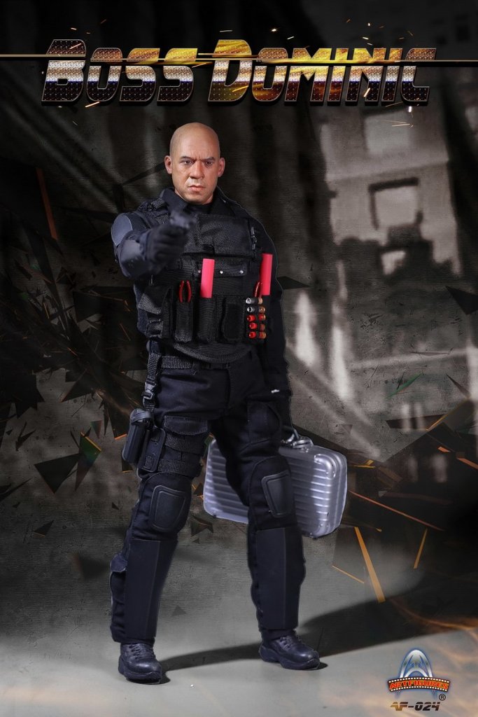 1/6 Scale AF 024 Boss Dominic Toretto Vin Diesel Collectible Action Figure - Perfect for Movie Fans, Model Collectors & Display Showcase
