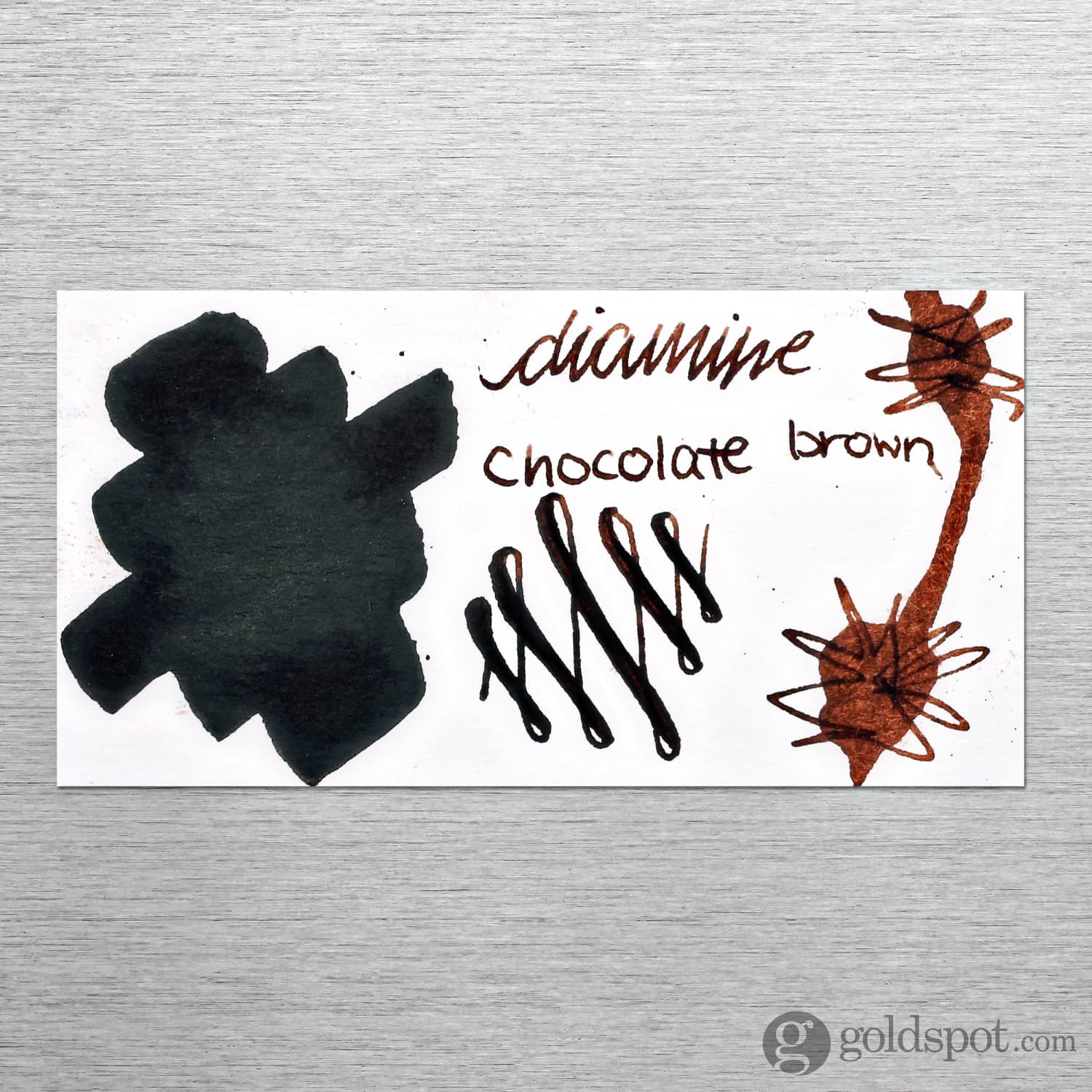 Premium Diamine Chocolate Brown Fountain Pen Ink - Classic Bottled Ink & Cartridges for Calligraphy, Journaling & Artistic Writing