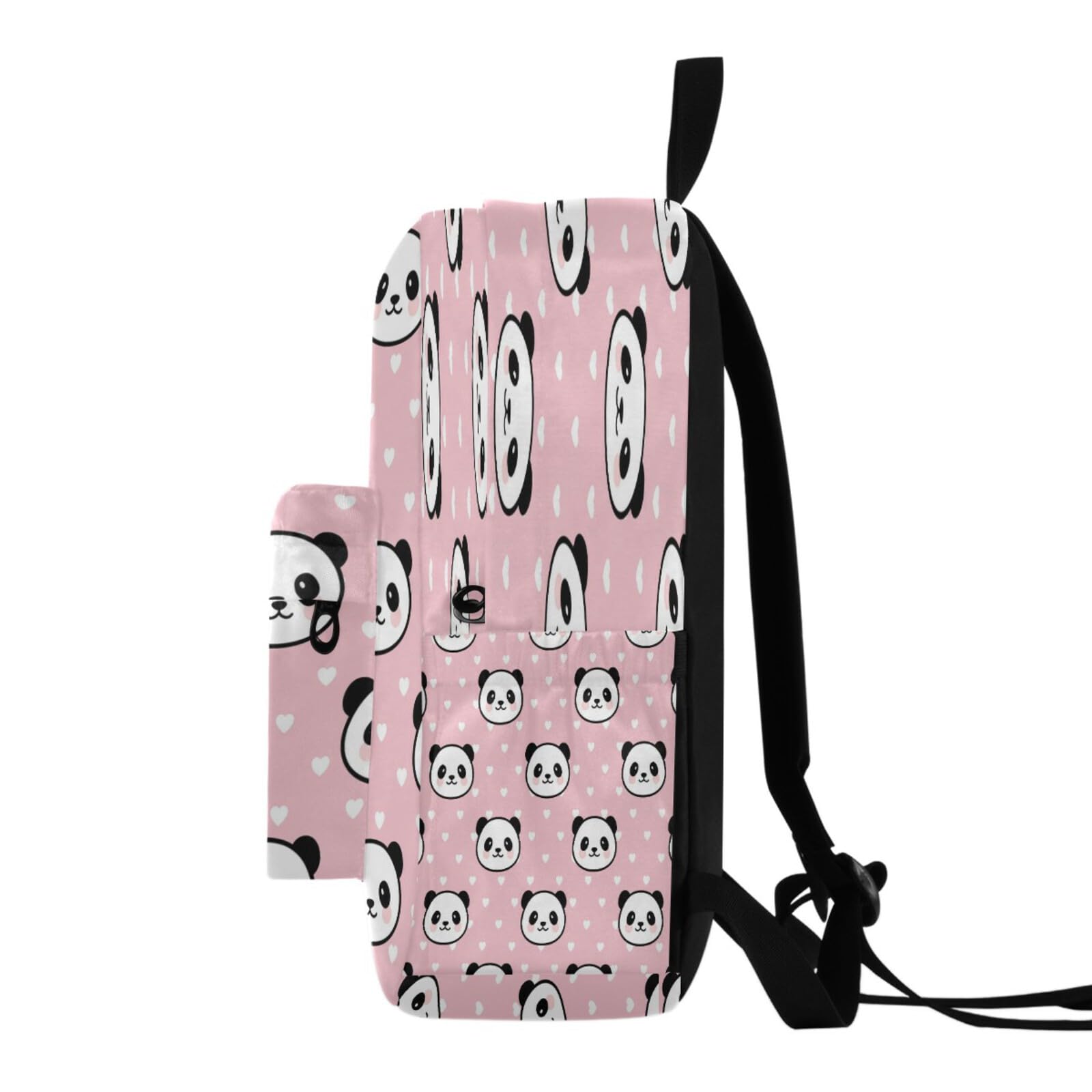 Panda Face Backpack - Lightweight Travel Daypack for Men & Women, Casual School Bag for Students Teens Boys Girls (One Size) - Perfect for College, Hiking, Commuting & Daily Use