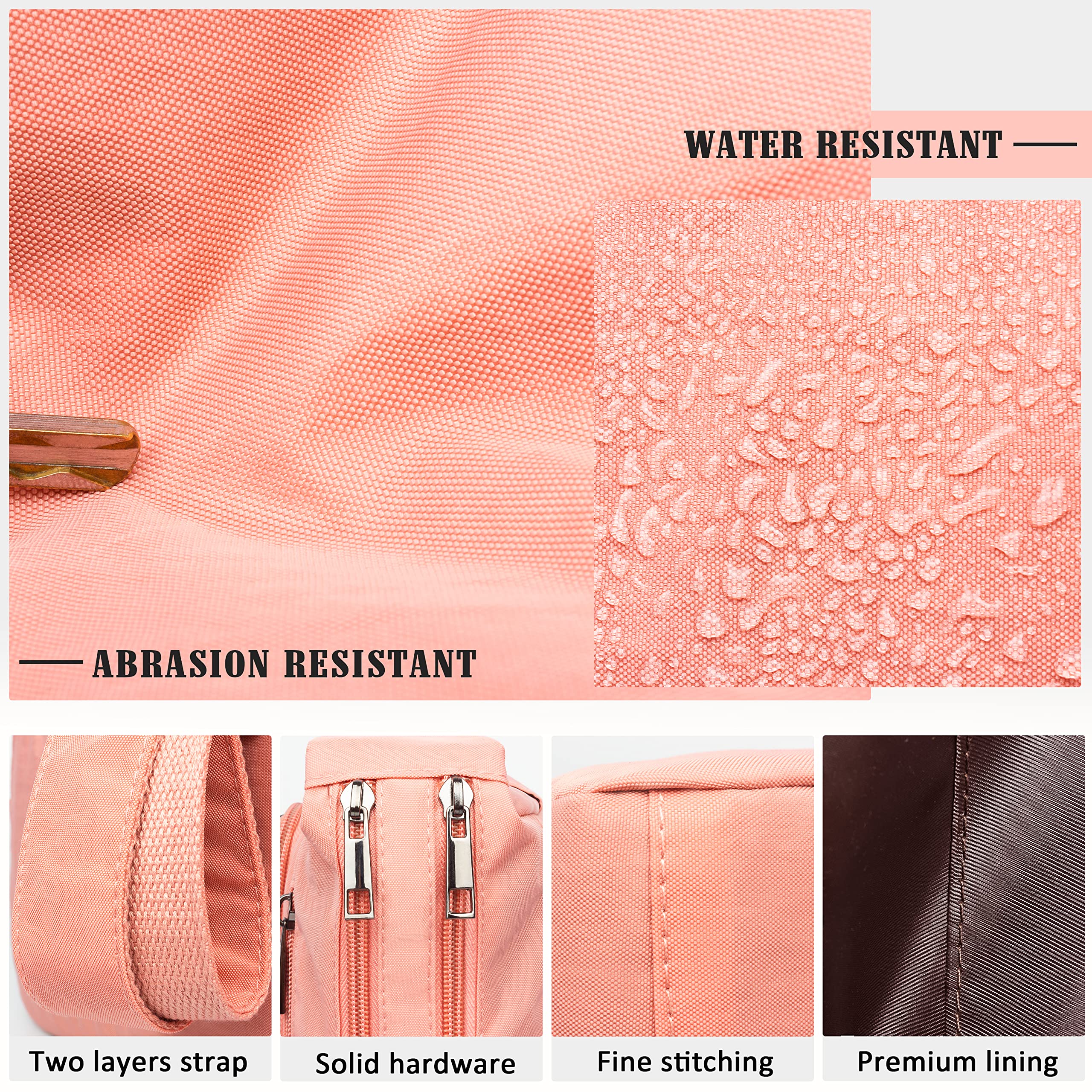 VOLGANIK RFID Blocking Crossbody Bag for Women - Anti-Theft Travel Purse with Multiple Pockets, Lightweight Nylon Fabric (Perfect for Daily Commute, Shopping & International Travel)