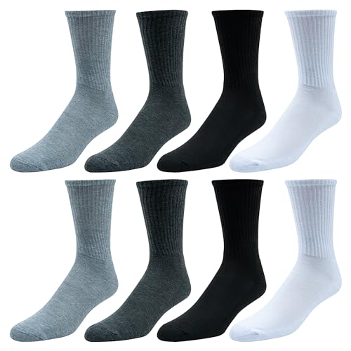 2 Black / 2 White / 2 Lt Grey / 2 Dk Grey