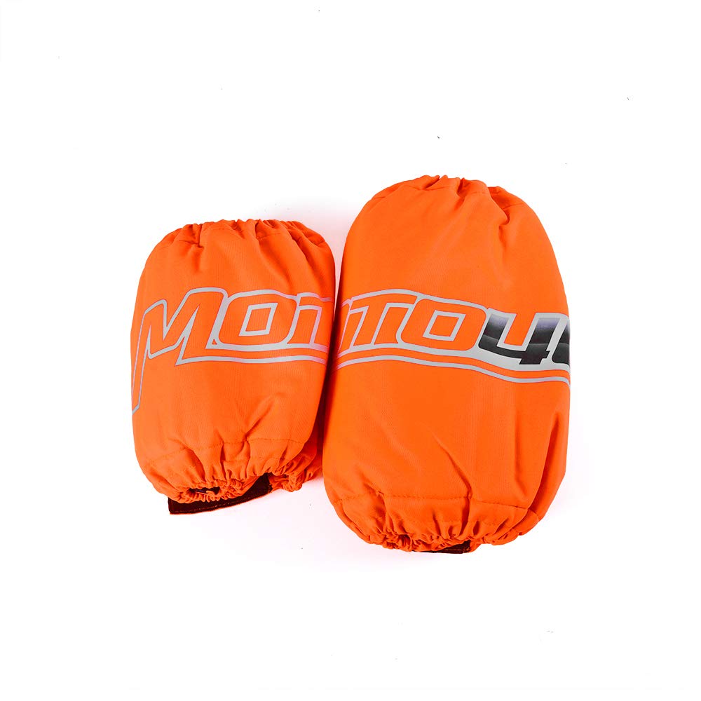 MOTO4U Racing Motorcycle Tire Warmers Set - Front 120 & Rear 180/190/200 - 110V with USA Plug - Orange Single Temperature - Perfect for Track Days, Superbike Racing & Winter Storage