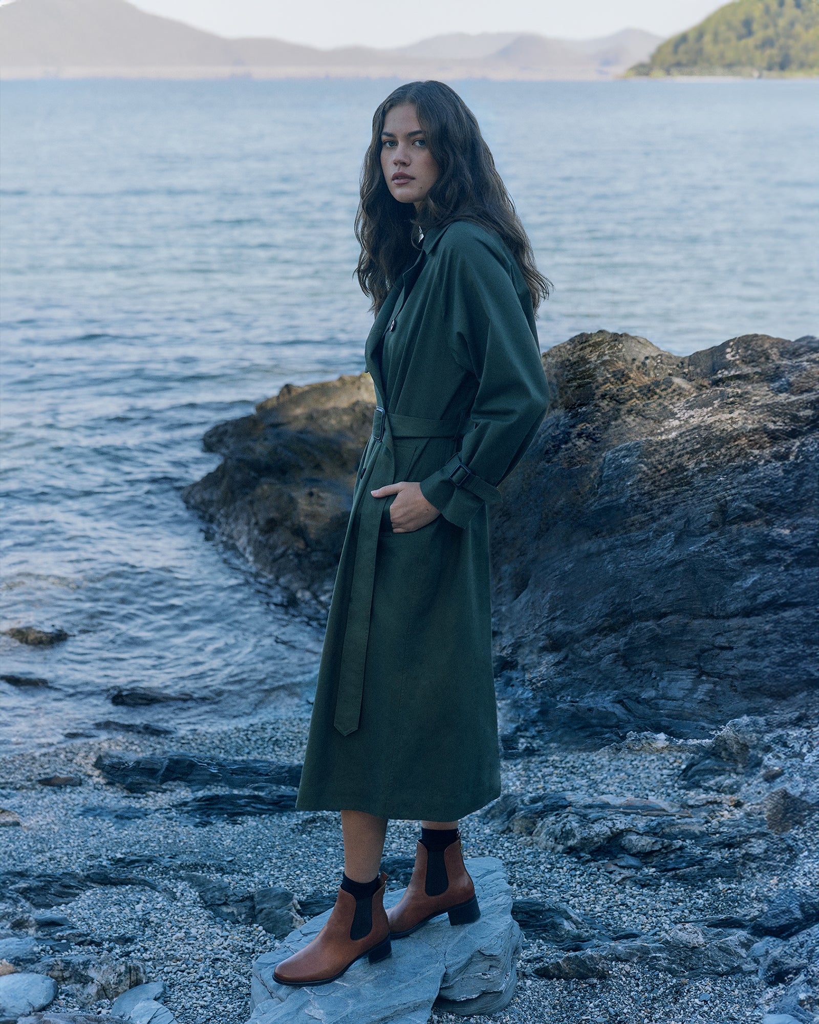 Claire Mid Ankle Boots for Women - Genuine Brandy Leather, Comfortable & Stylish - Perfect for Fall, Winter & Casual Outfits