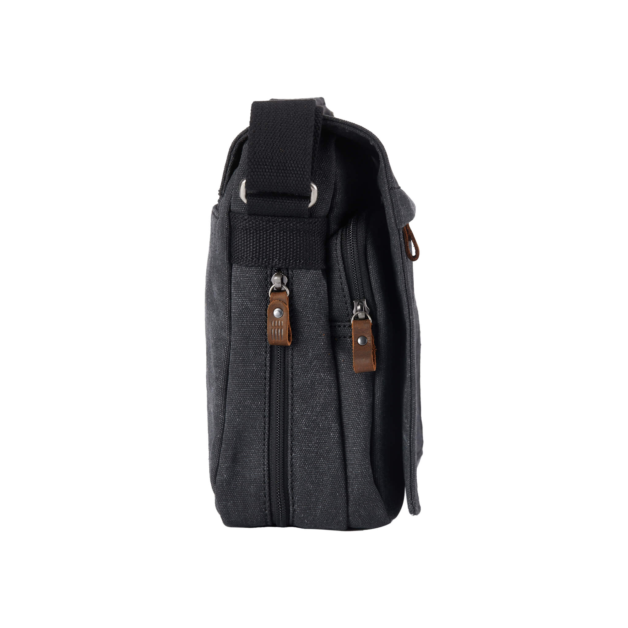 TRP0241 Troop London Classic Canvas Messenger Bag - Stylish & Durable Crossbody Bag for Men & Women - Perfect for Work, Travel & Everyday Use
