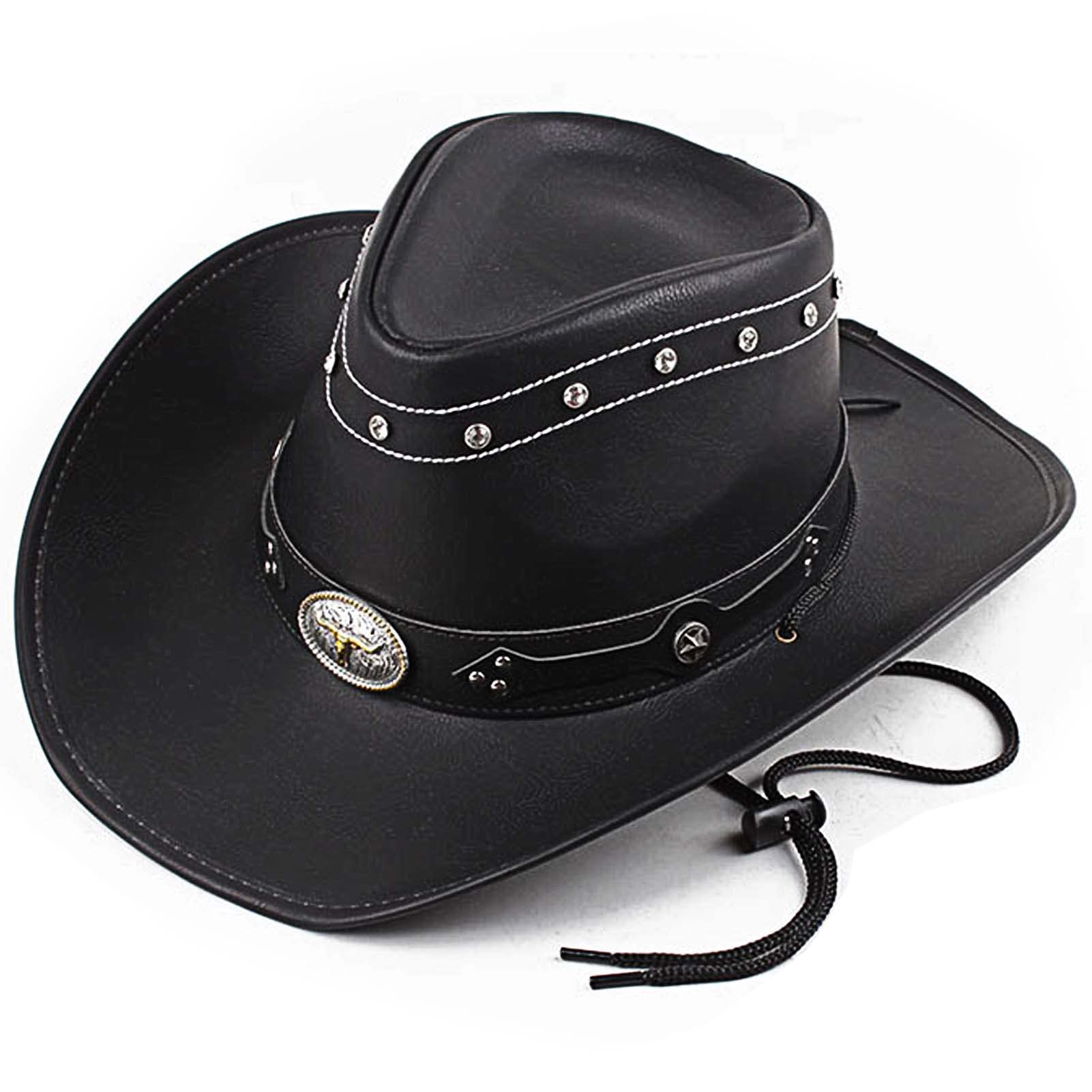 Western Cowboy Hats for Men & Women - Wide Brim Sun Protection Hat for Outdoor Activities, Horse Riding, Camping & Hiking | UV Resistant & Breathable Design for Summer Adventures