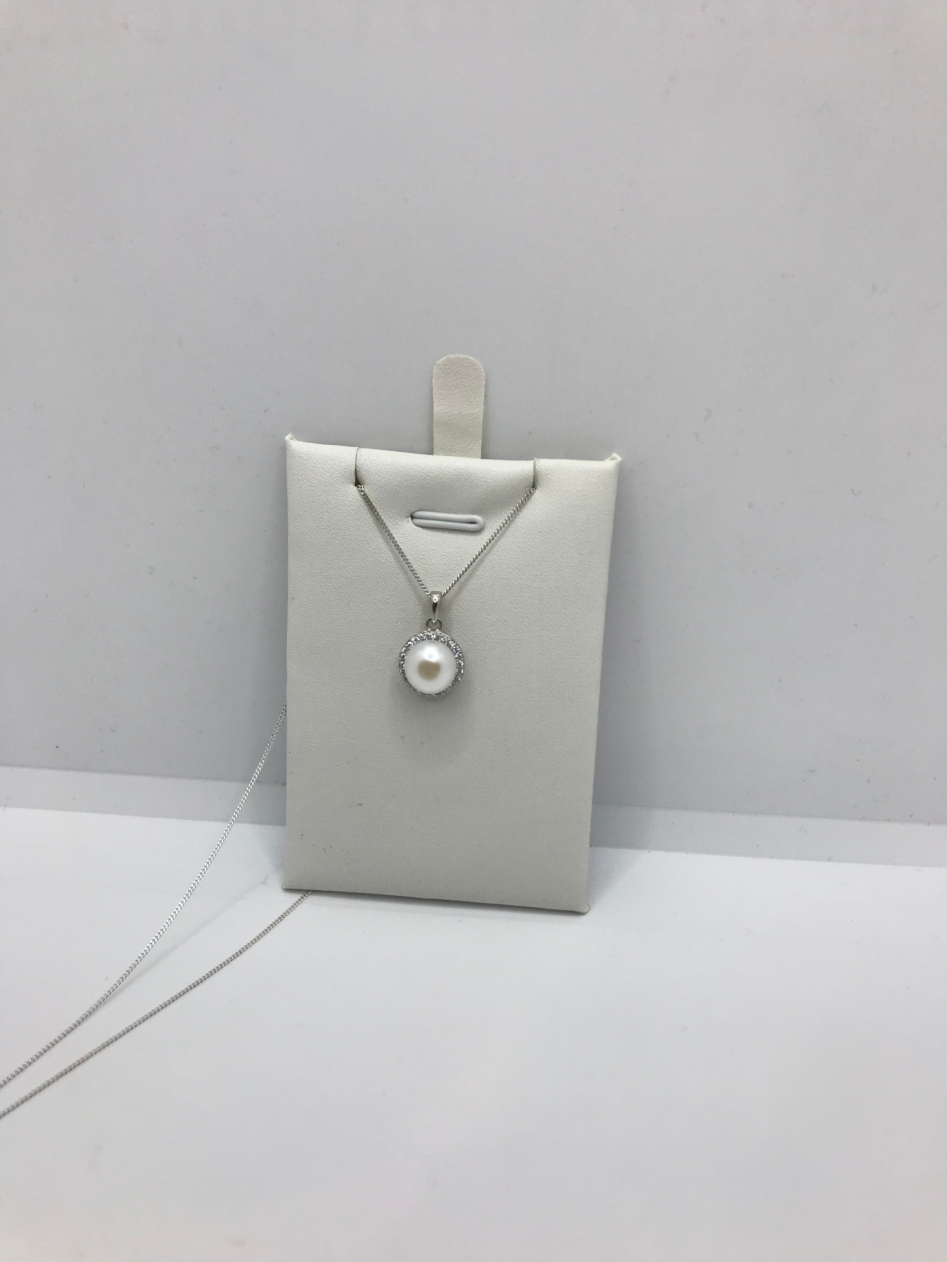 Genuine Sterling Silver Pearl Necklace for Women - Elegant & Timeless Jewelry Gift for Weddings, Parties & Special Occasions