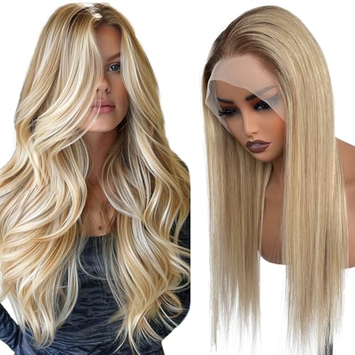 Ombre Brown to Golden Blonde Balayage Blonde Highlights