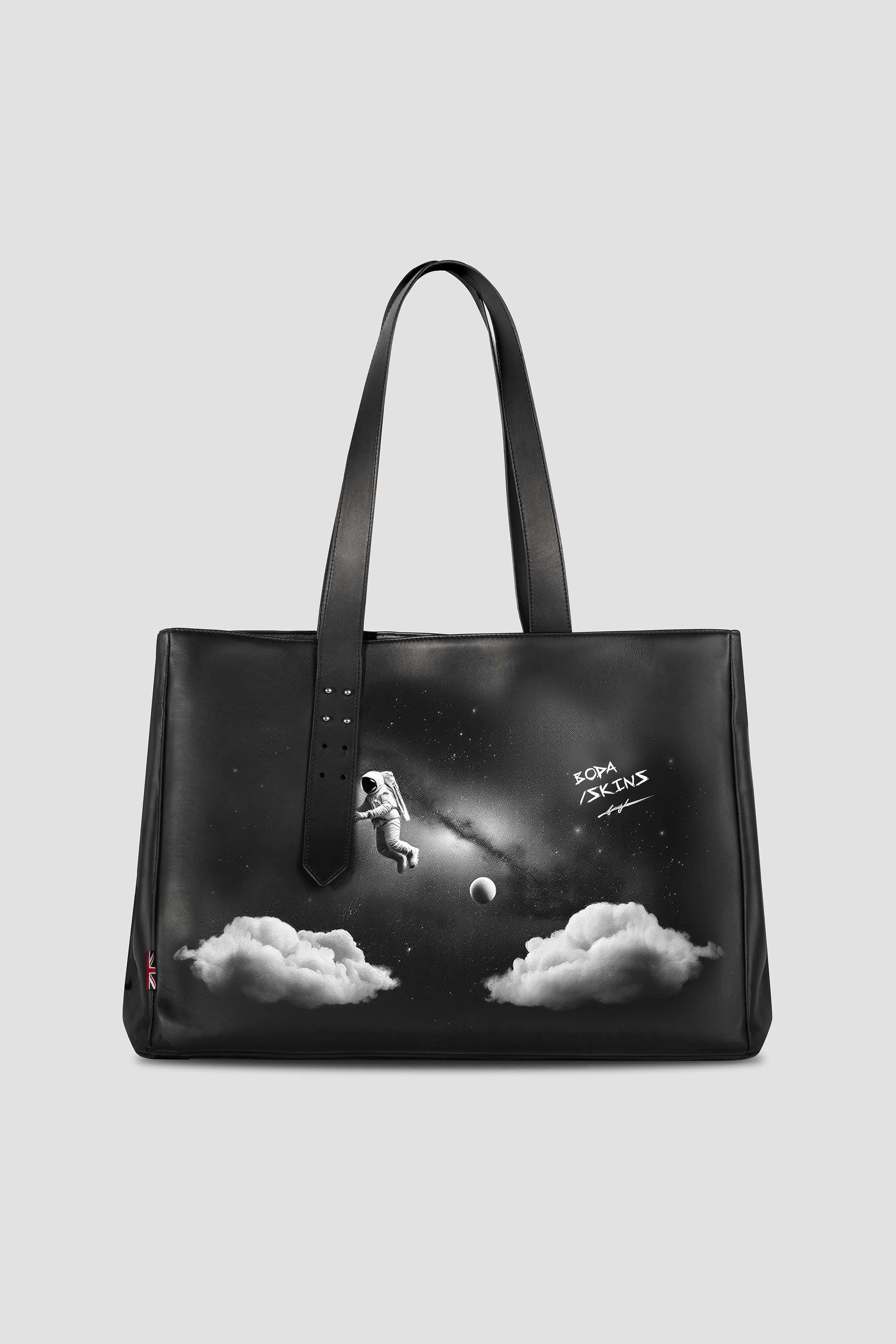 Premium Genuine Leather Tote Bag for Women - SPACEMAN Brand - Stylish & Durable Work Bag, Travel Bag, Laptop Bag & Everyday Carry Purse