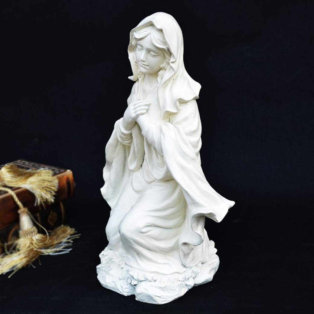 Angel Character Statue - Classic Resin Sculpture for Home & Office Decor, Desktop Ornament, Unique Gift Idea for Collectors & Art Lovers - Perfect for Bookshelf Display, Meditation Spaces & Gift Giving Occasions