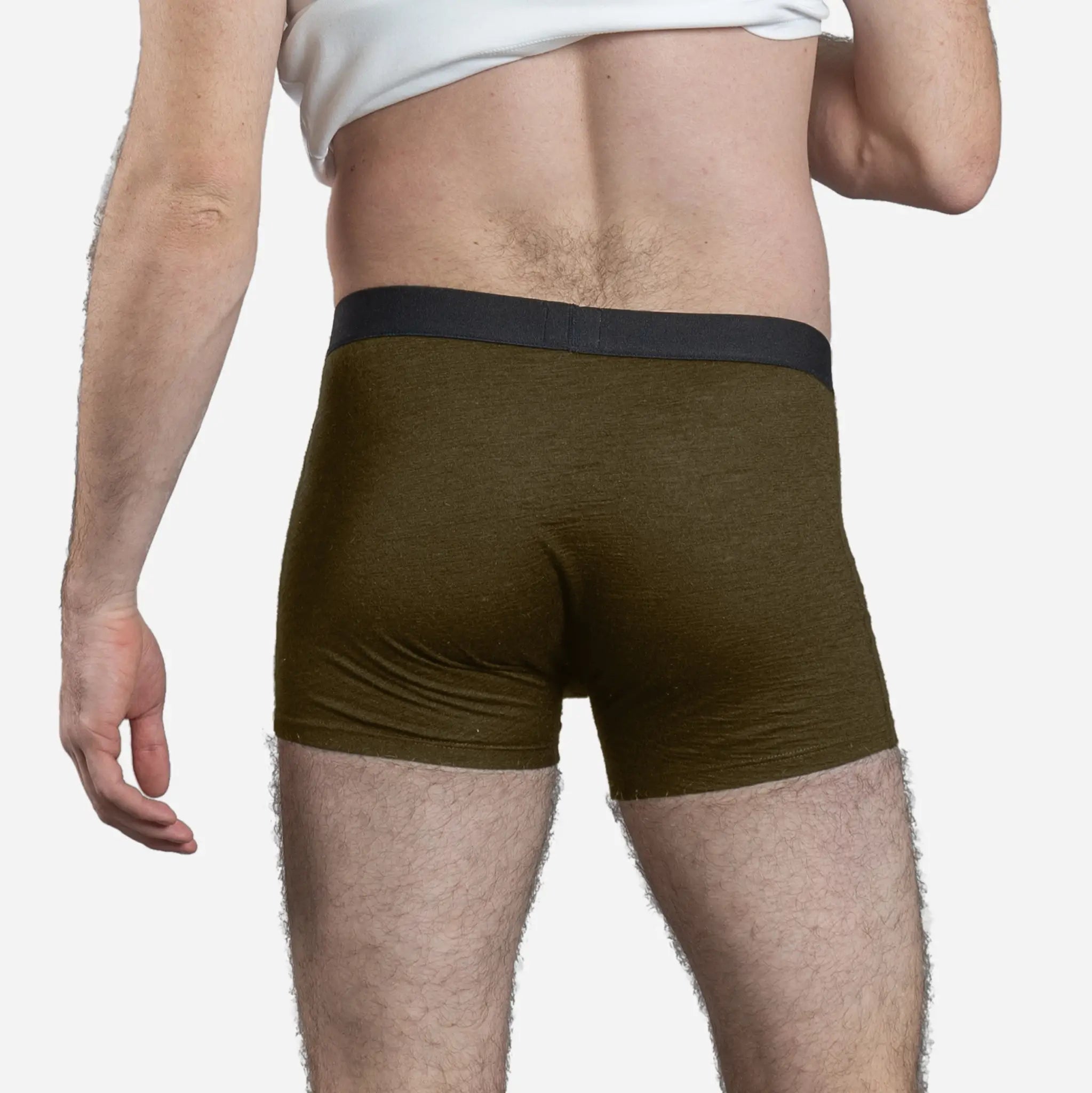 Ultra-Soft Men's Alpaca Wool Boxer Briefs - 160 GSM Lightweight Underwear for All-Day Comfort | Perfect for Travel, Hiking & Cold Weather Activities