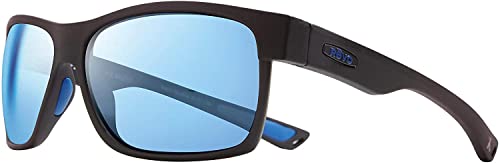 Matte Black Frame With Blue Water Lens