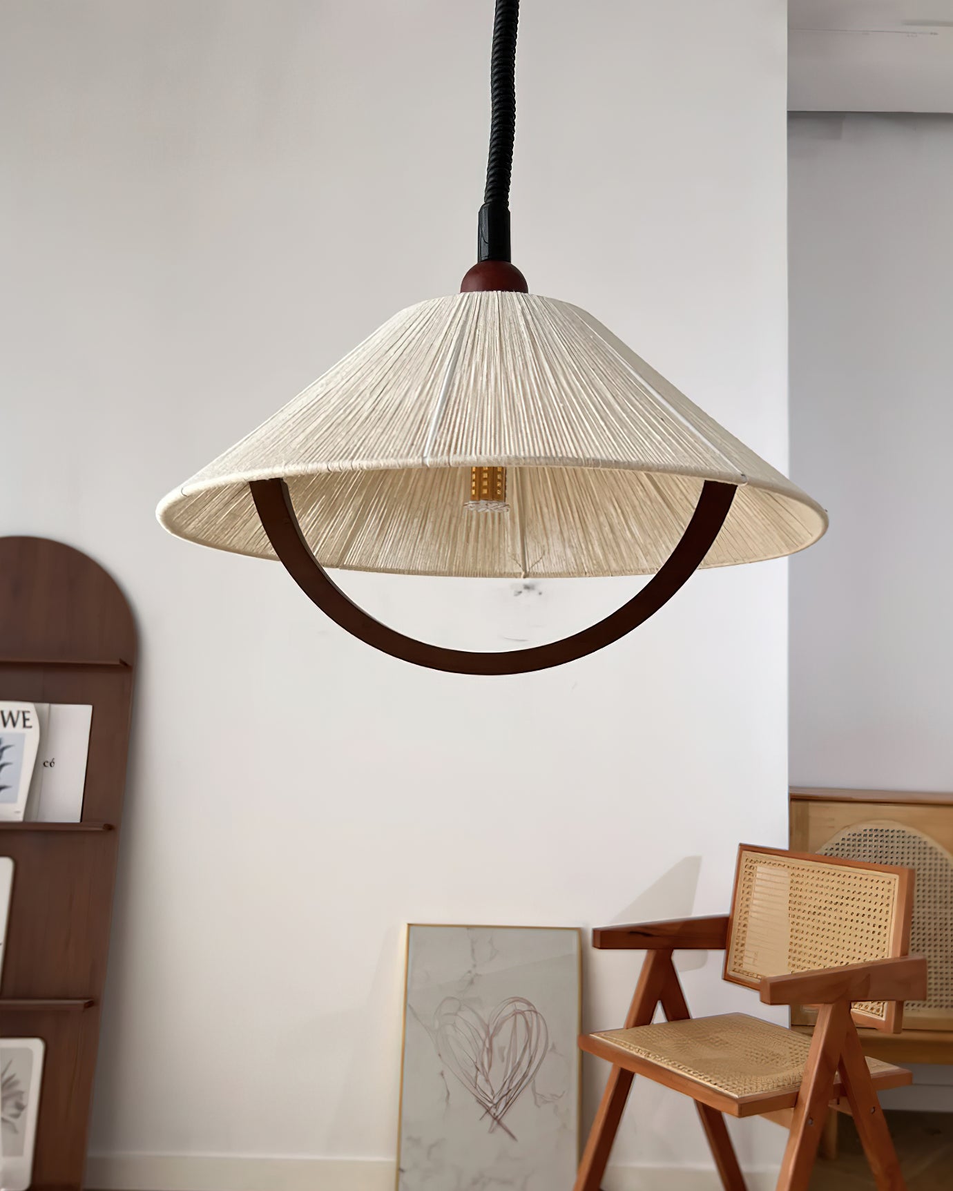 Arta Pendant Lamp - Modern Handmade Glass Hanging Light Fixture for Dining Room, Kitchen Island & Bedroom Decor | Energy Efficient LED Lighting