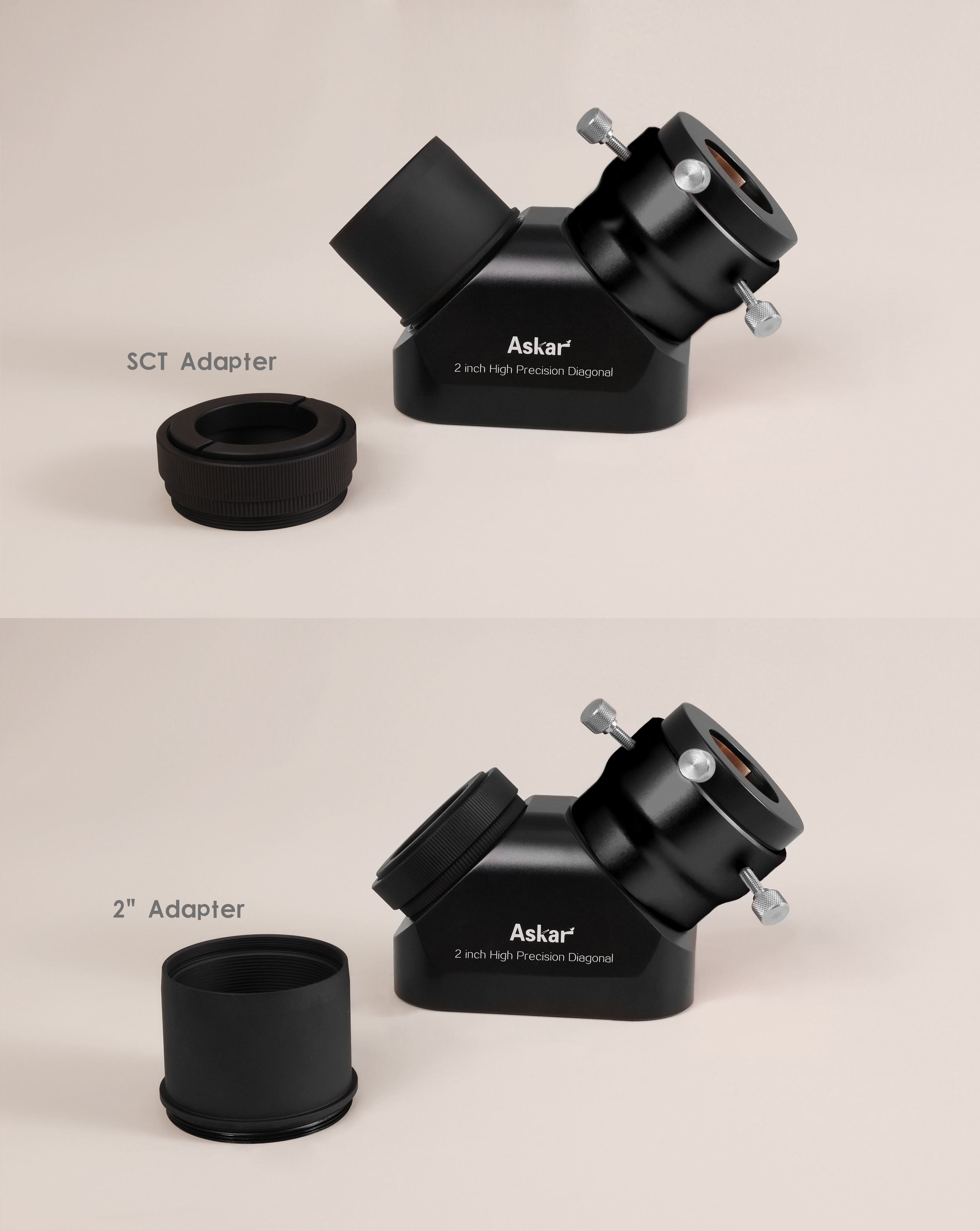 Askar 2 Diagonal Mirror for Telescopes - High-Quality Astronomy Accessory for Stargazing & Astrophotography | Perfect for Backyard Observing & Night Sky Exploration