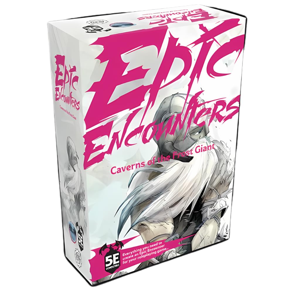 Steamforged Games Epic Encounters Bundle - Caverns of The Frost Giant & Halls of The Orc King (2 RPG Adventure Sets) | Perfect for Dungeons & Dragons Campaigns and Tabletop Gaming Nights