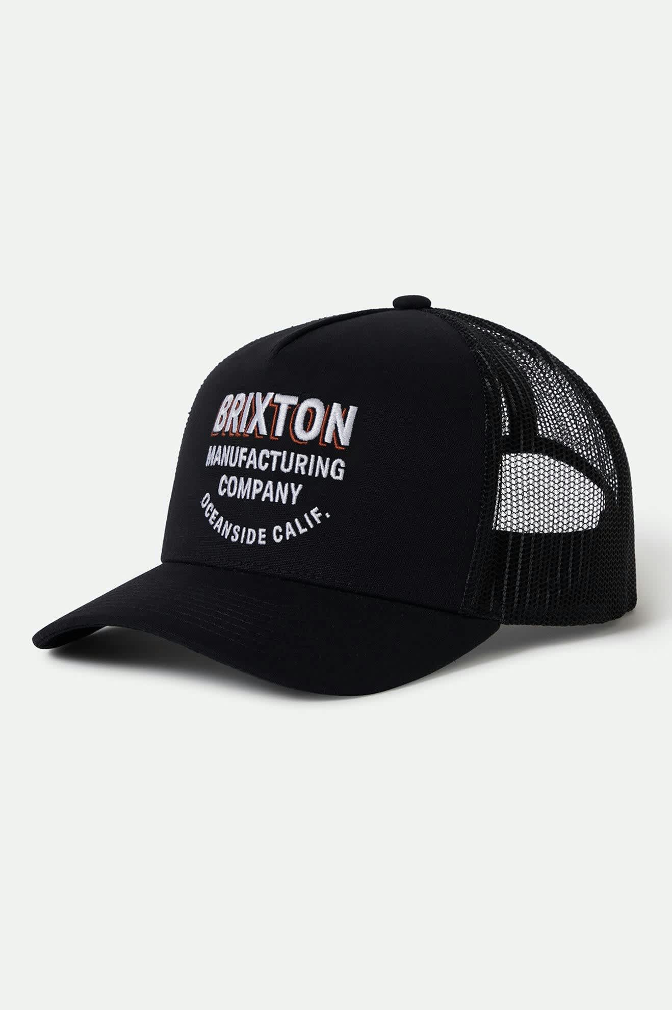 Redoubt Netplus Trucker Hat - Black/Black | Adjustable Mesh Back Cap for Men & Women | Perfect for Outdoor Activities, Sports & Casual Wear