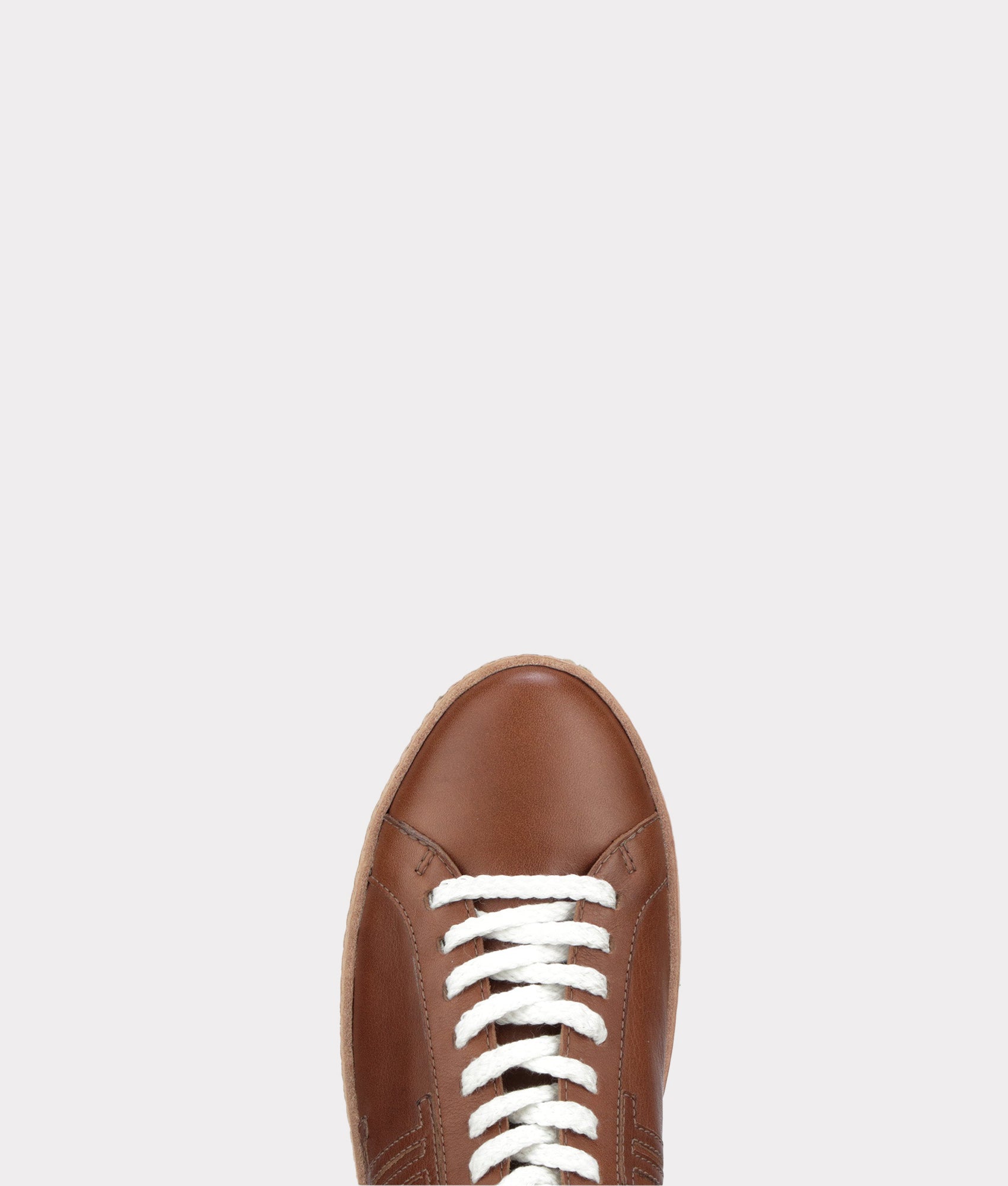 Whiskey Brown Double L Lace-Up Sneakers for Women - Comfortable Casual Walking Shoes for Everyday Wear, Gym, and Outdoor Activities