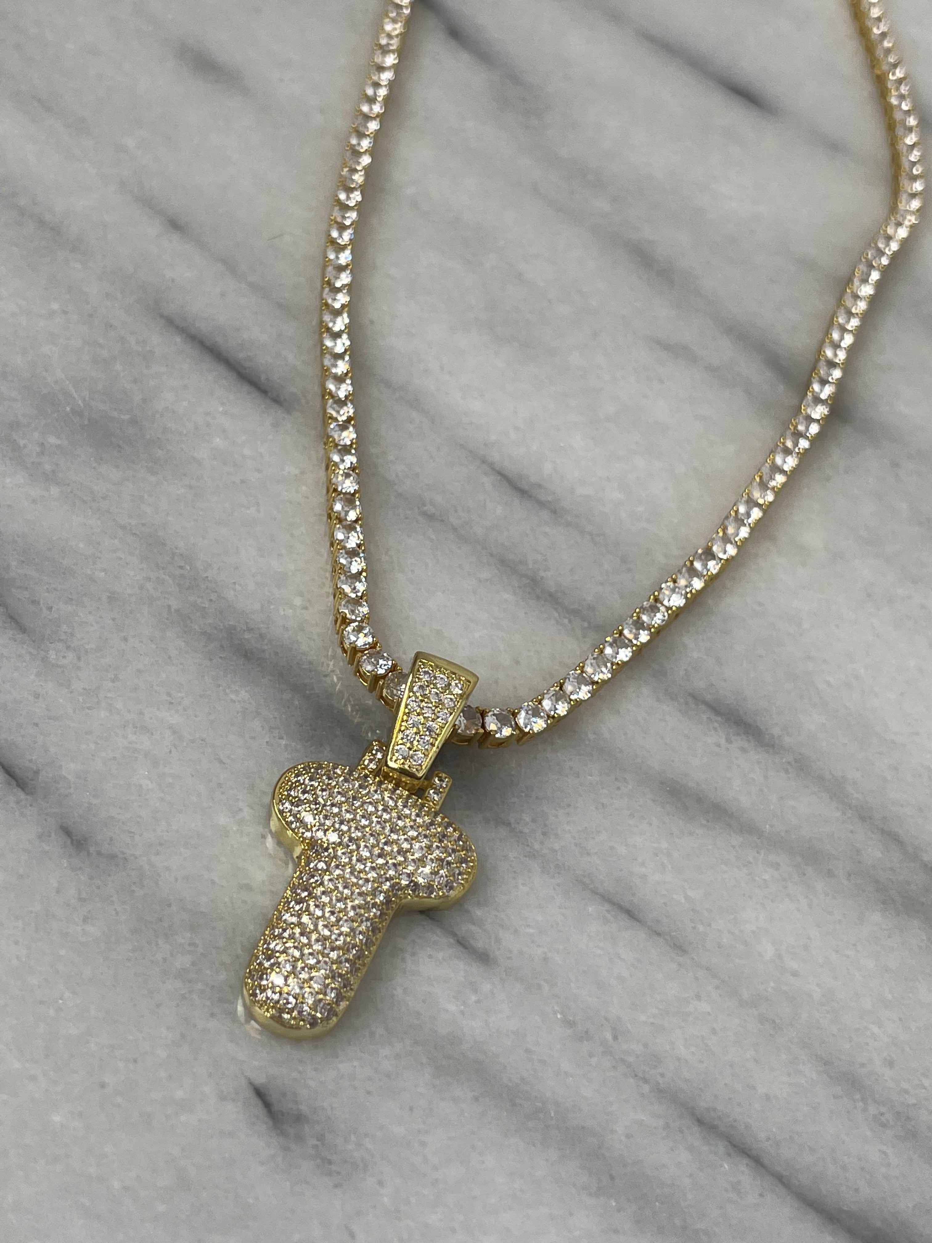 Custom Initial Bubble Interchangeable Necklace - Personalized Name Pendant for Women & Girls - Perfect for Gifts, Birthdays, and Everyday Wear