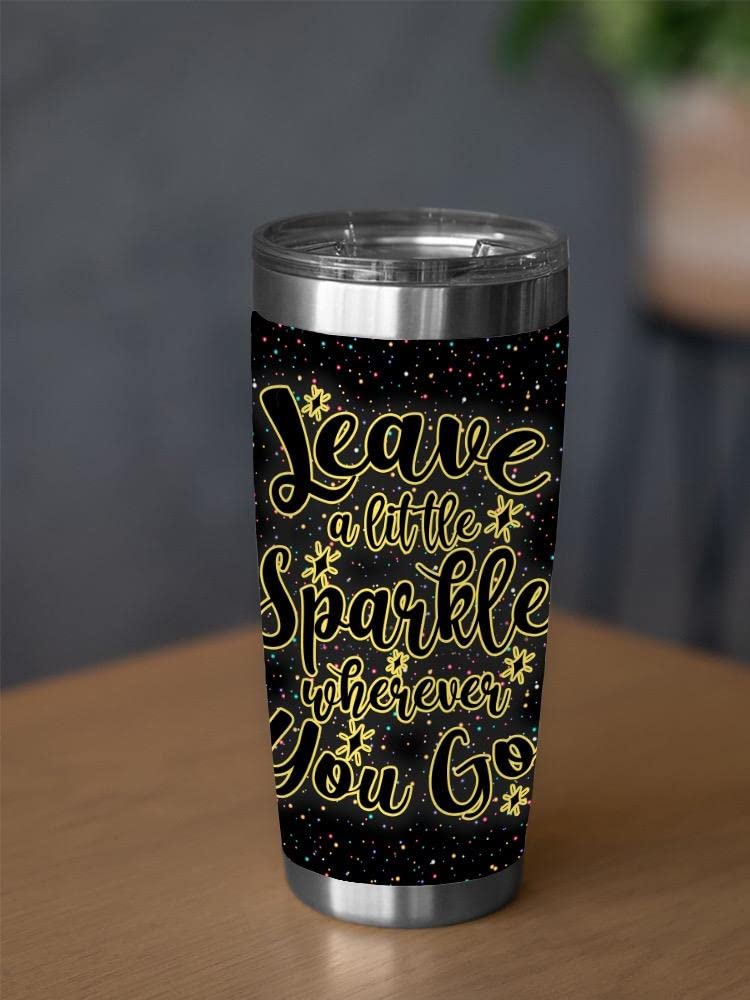 Sparkle Tumbler - Insulated Stainless Steel Cup with Glitter Design, 20oz, BPA-Free, Keeps Drinks Hot/Cold for Hours - Perfect for Coffee, Tea, Water & Smoothies | Great Gift for Women & Men, Office, Gym, Travel