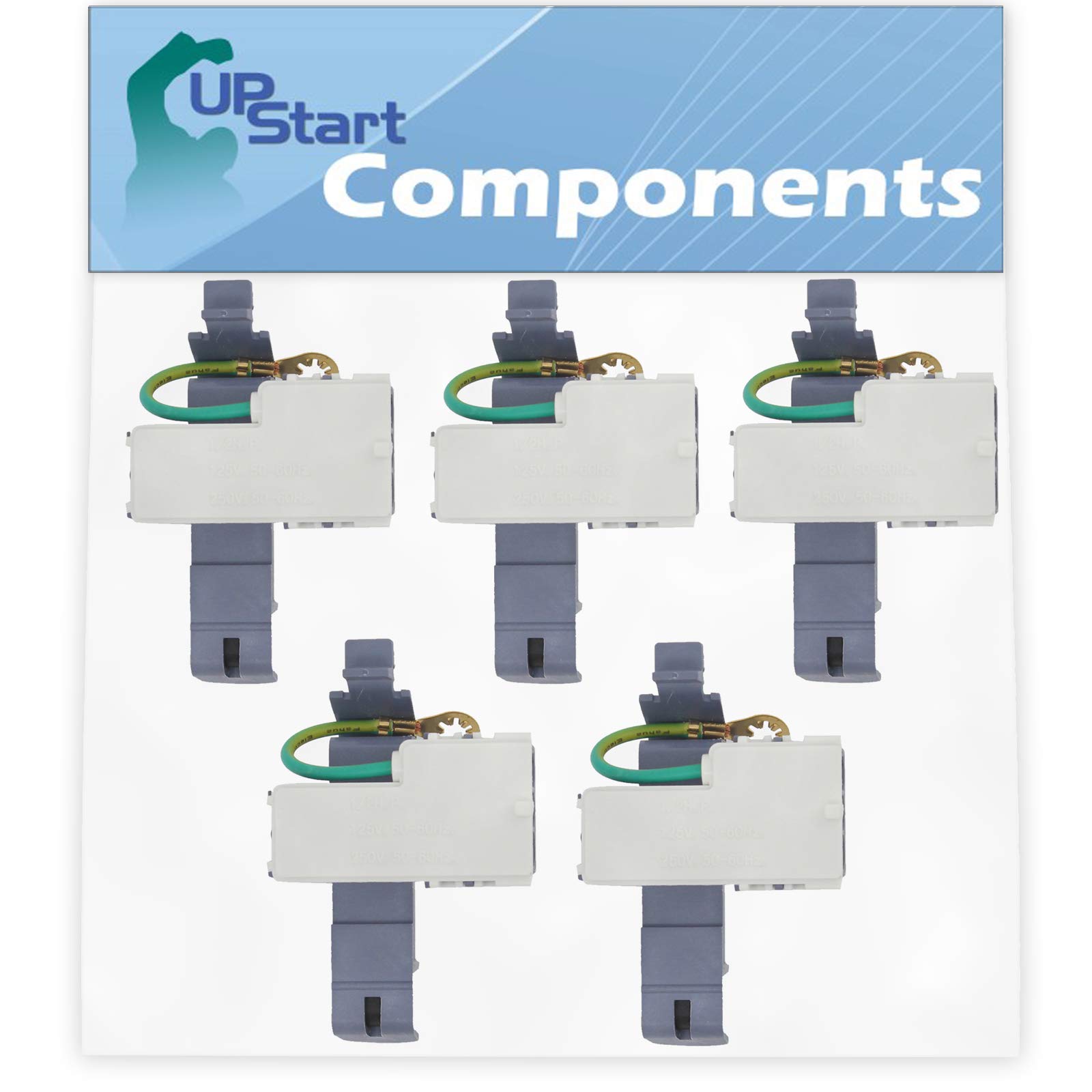 5-Pack Whirlpool Washer Lid Switch Replacement 8318084 - Compatible with 7MWT96500ST2 & WP8318084 - UpStart Components - Perfect for DIY Washing Machine Repairs and Maintenance
