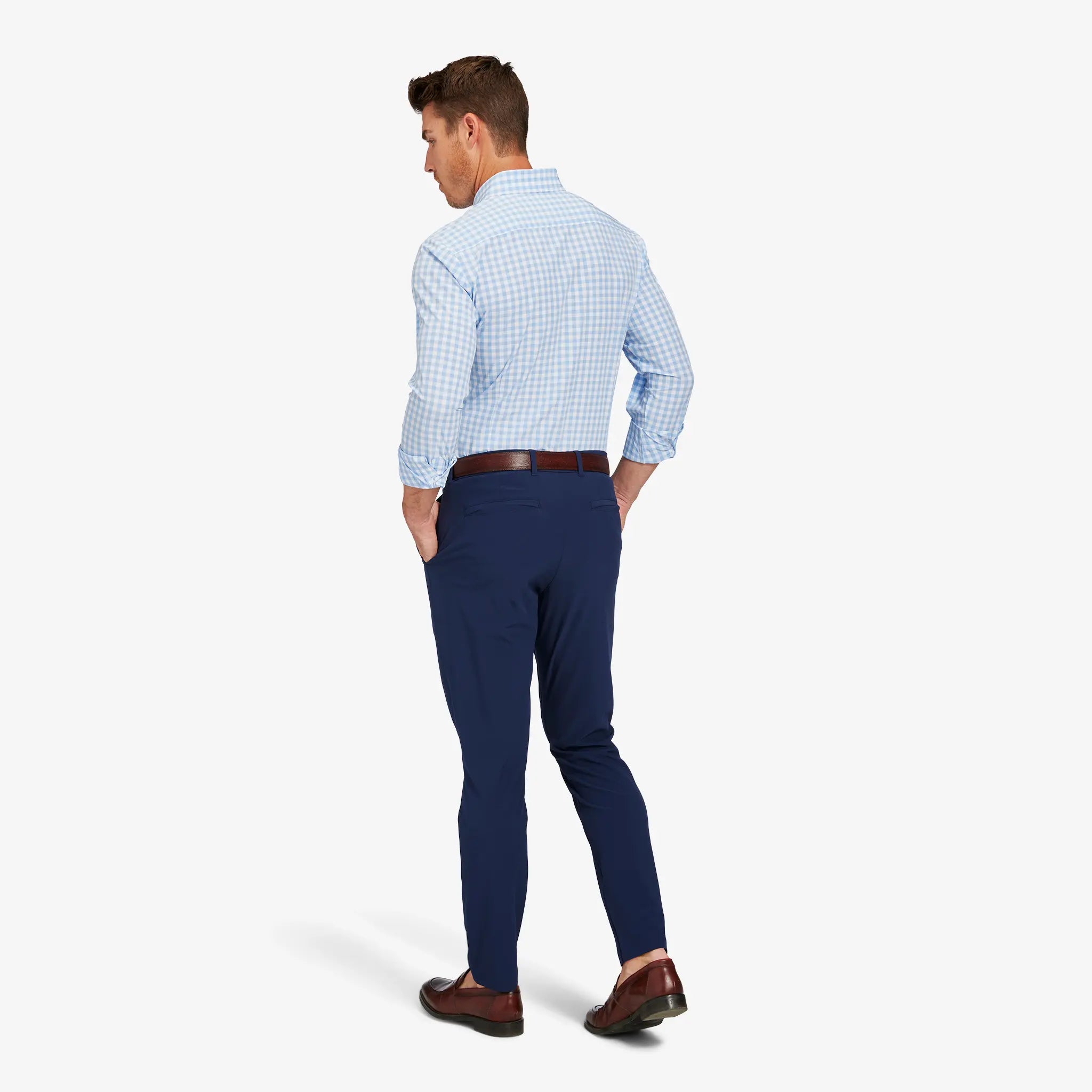 Premium Leeward Men's Dress Shirt - Slim Fit Business Casual Button Down Shirt for Office & Formal Occasions | Wrinkle Resistant & Breathable Fabric for All-Day Comfort