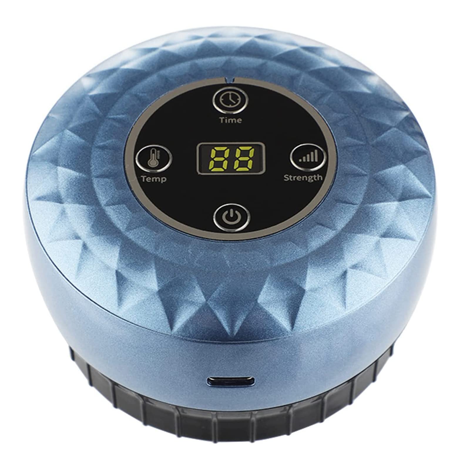 Rechargeable Electric Cupping Massager with Heating - Portable Vacuum Therapy Device for Back Pain Relief, Muscle Relaxation & Body Detox - Perfect for Home Use, Spa & Fitness Recovery