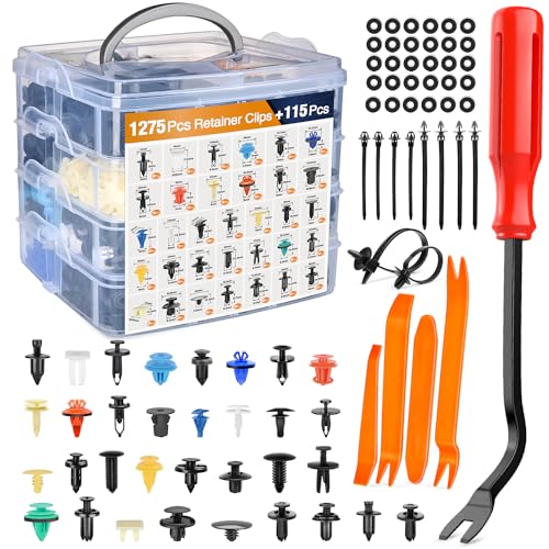 1275Pcs Clips + 115 Remover
