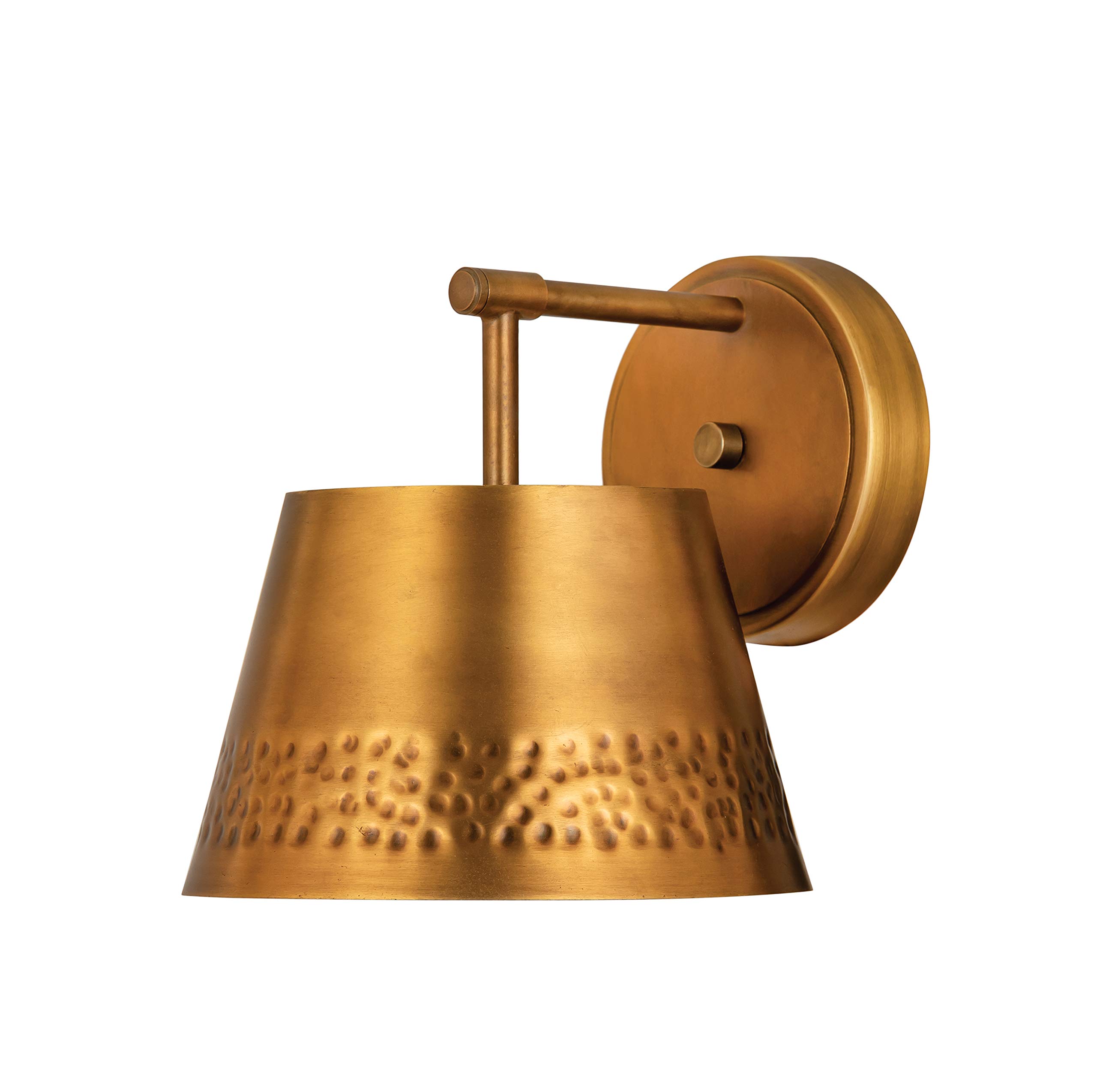 Z-Lite 6013-1S-RB Single Light Wall Sconce Fixture - Rustic Bronze Finish for Bedroom, Hallway & Living Room Lighting Decor