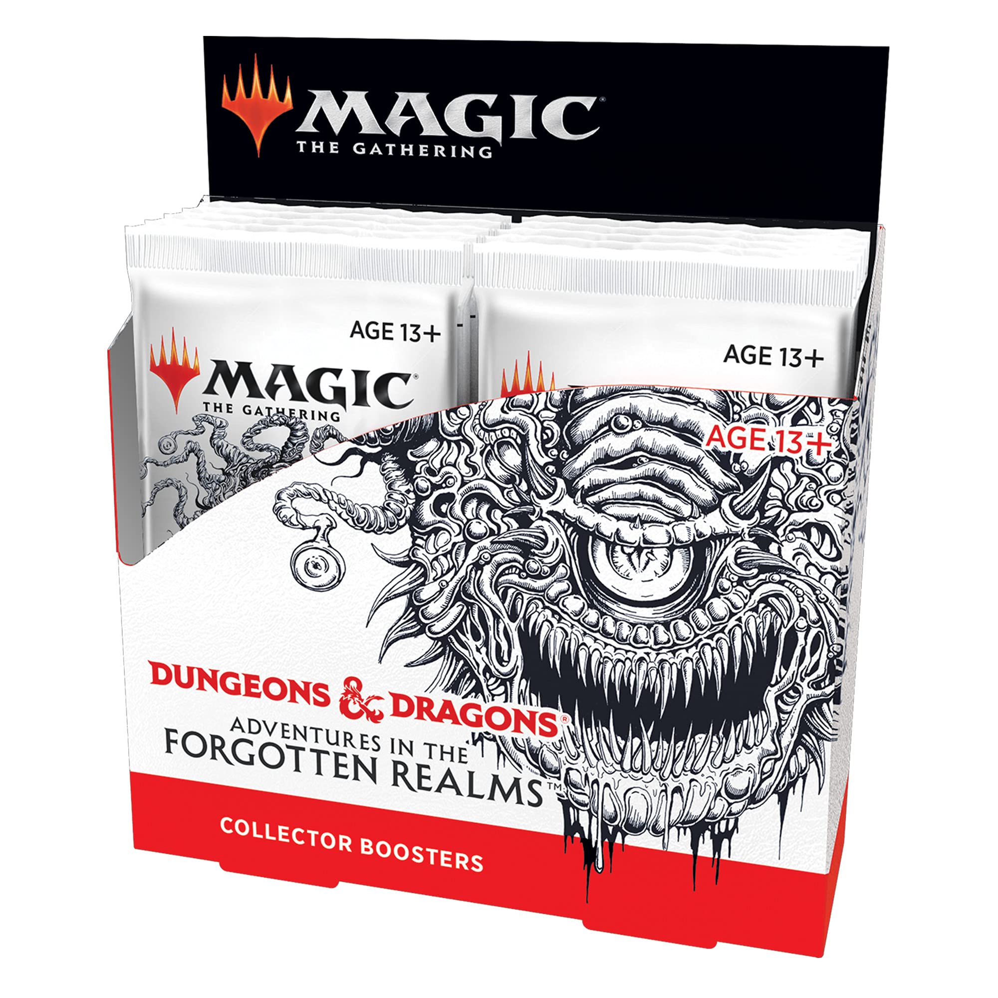 Magic: The Gathering Adventures in the Forgotten Realms Collector Booster Box - 12 Packs (180 Cards) | MTG Forgotten Realms Expansion | Fantasy Trading Card Game for Collectors & Players | Perfect for Game Nights & Tournaments