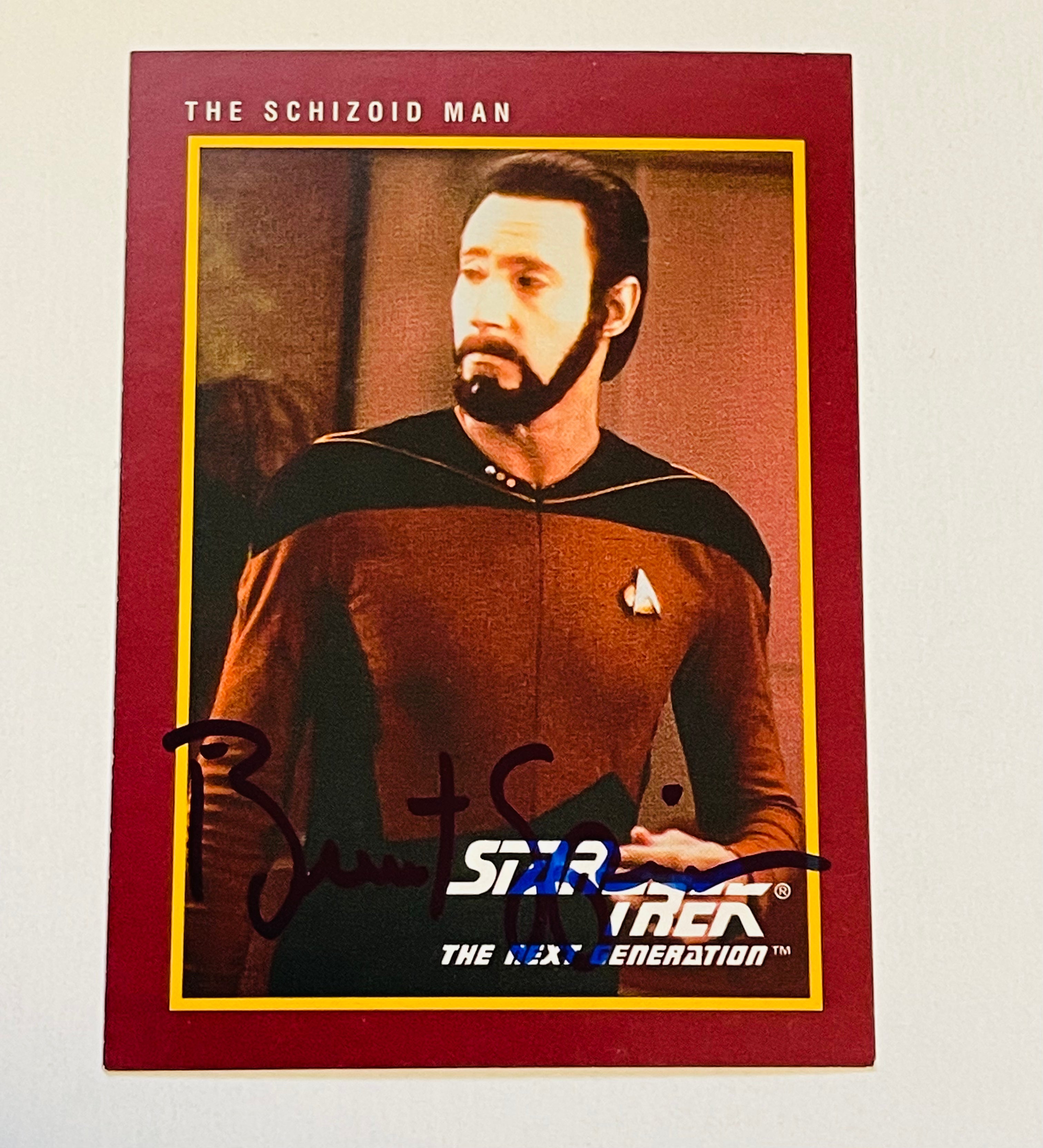 Star Trek Brent Spiner Autographed Trading Card with COA - Perfect for Collectors, Fans & Memorabilia Displays