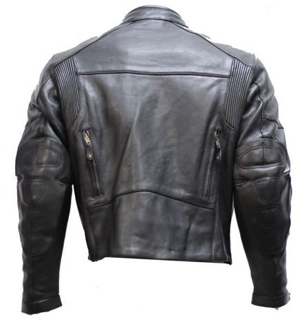 Men's Padded Vented Leather Motorcycle Jacket with Z/O Lining - Protective Riding Gear for Bikers & Cruiser Enthusiasts | Ideal for Long Rides & Urban Commuting