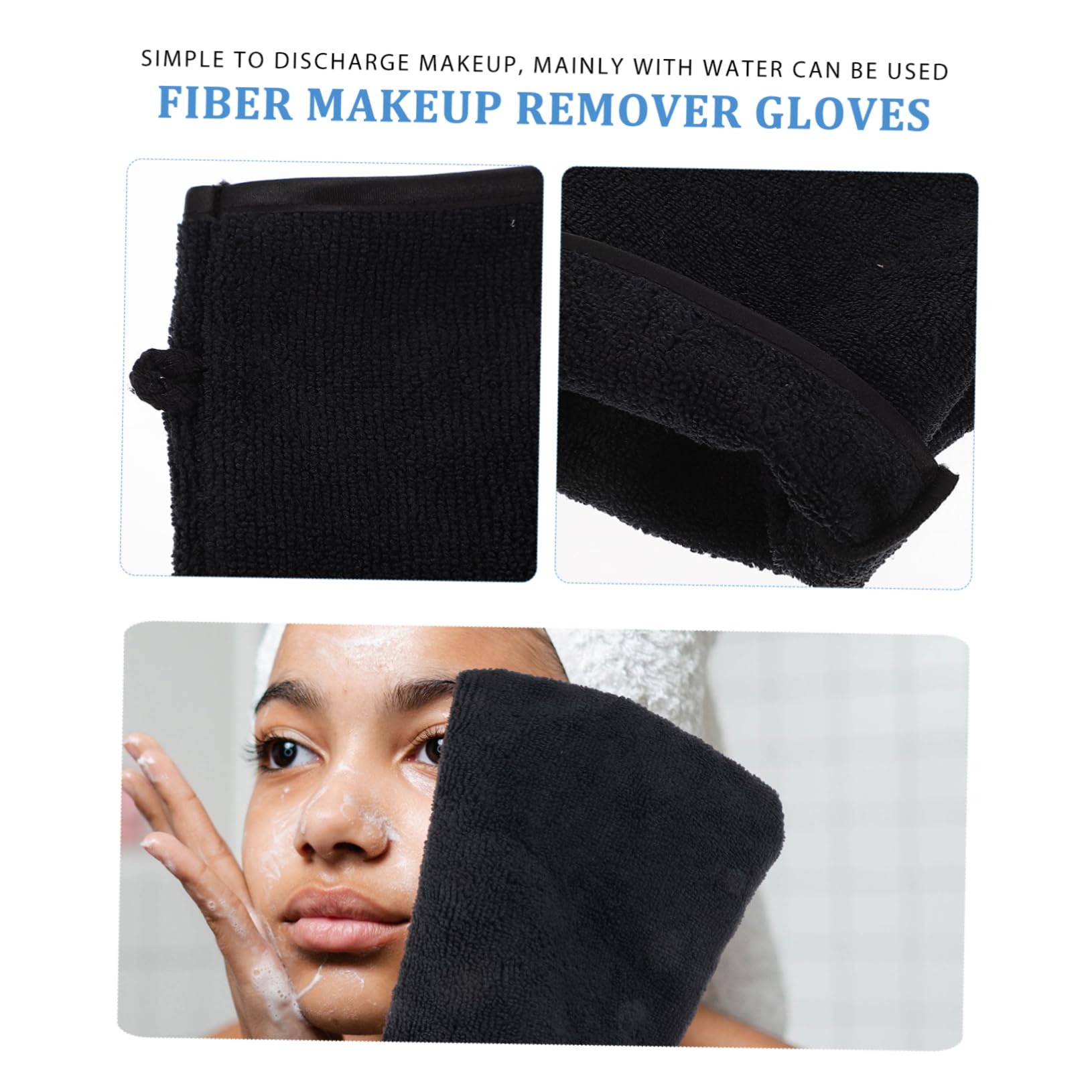 Healeved 8pcs Loofah Gloves - Exfoliating & Makeup Remover for Spa & Shower