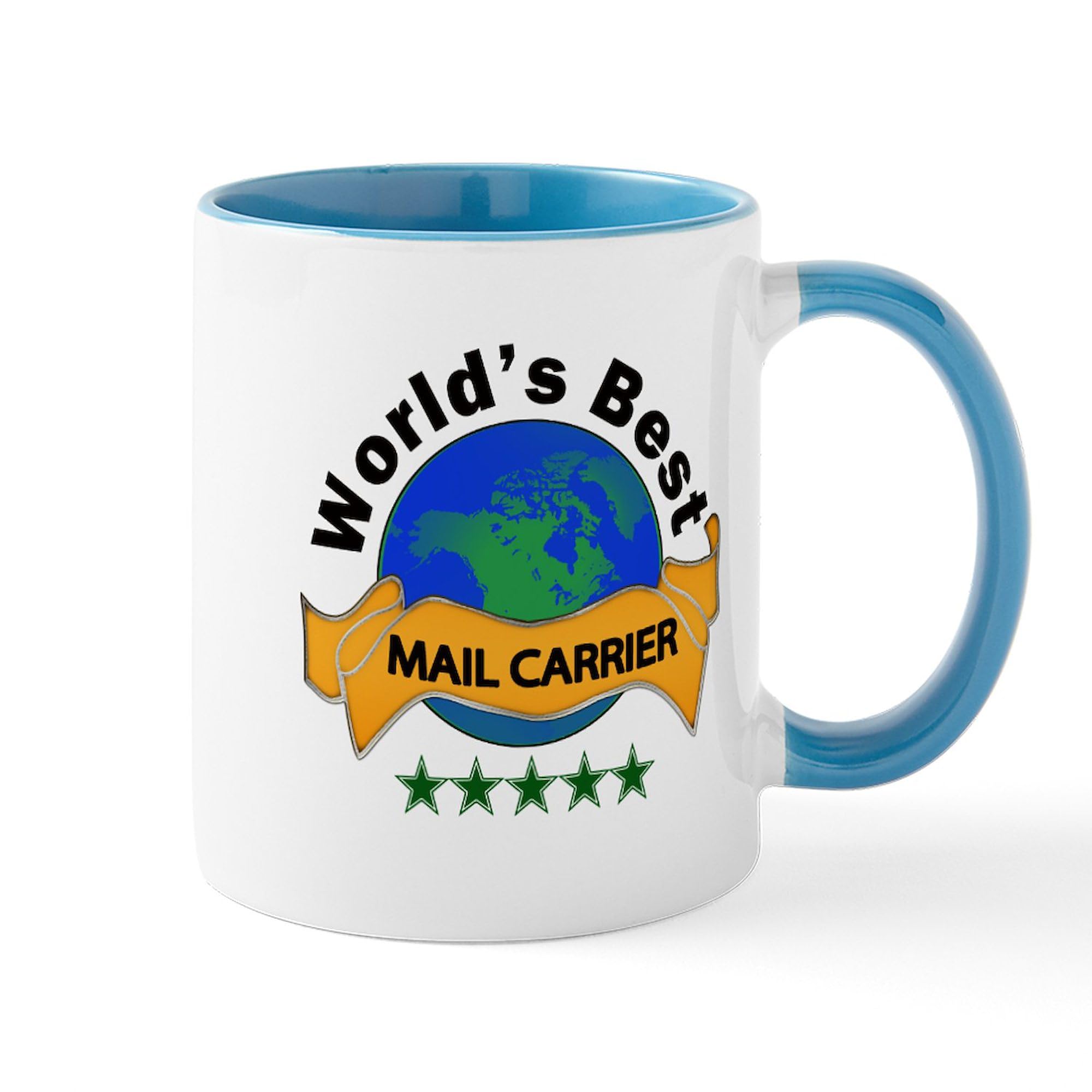 11 oz (325 ml) Ceramic Coffee Mug - Mail Carrier Design by CafePress | Perfect for Postal Workers, Office Use & Gift Giving