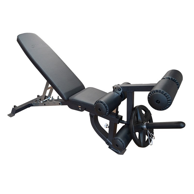 FID6 Bench Leg Developer Attachment - Adjustable Leg Workout Equipment for Home Gym Strength Training - Perfect for Leg Curls, Extensions & Hamstring Exercises